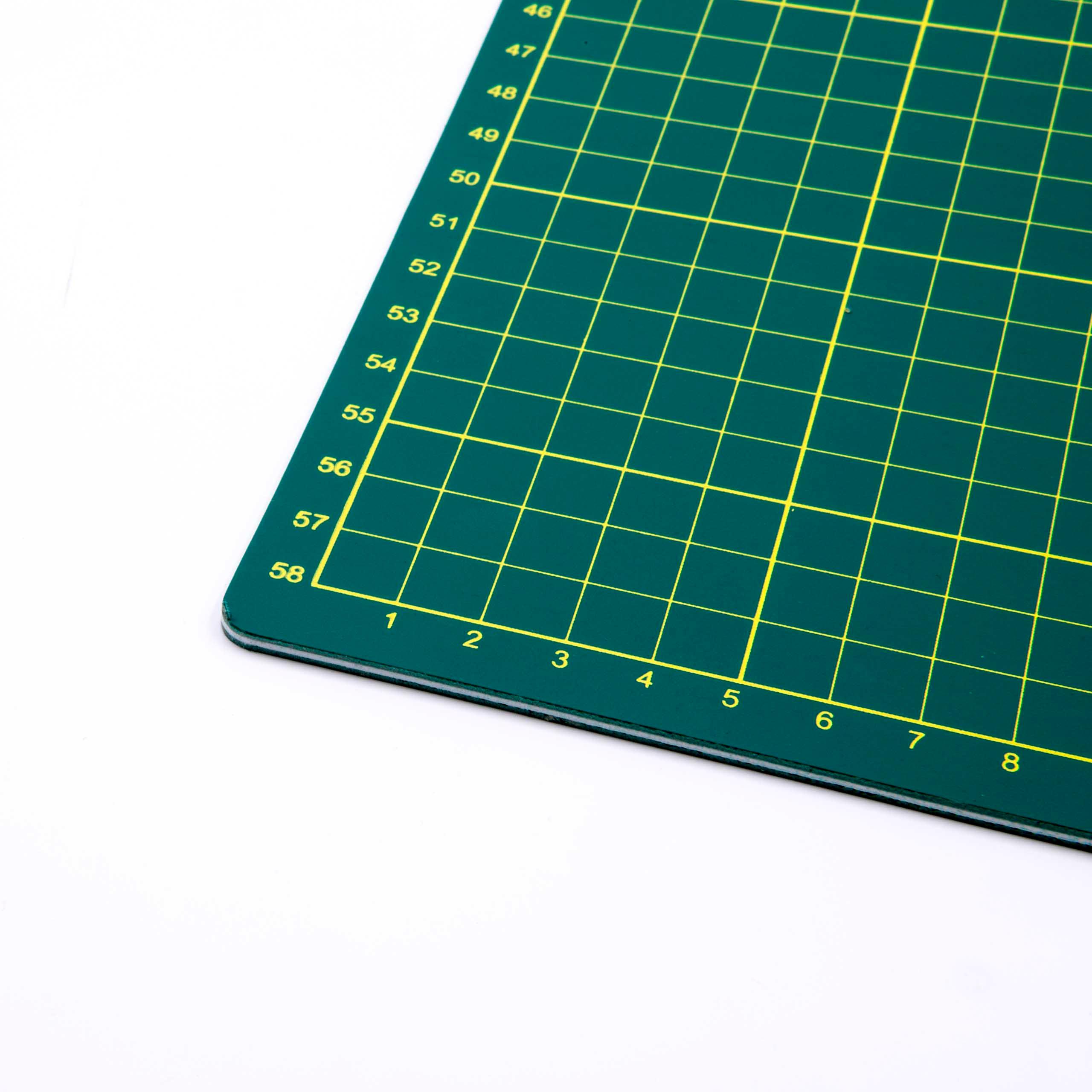 Base de corte - A1 superficie de trabajo, 90 x 60 cm, autoreparable, con cuadrícula, doble cara