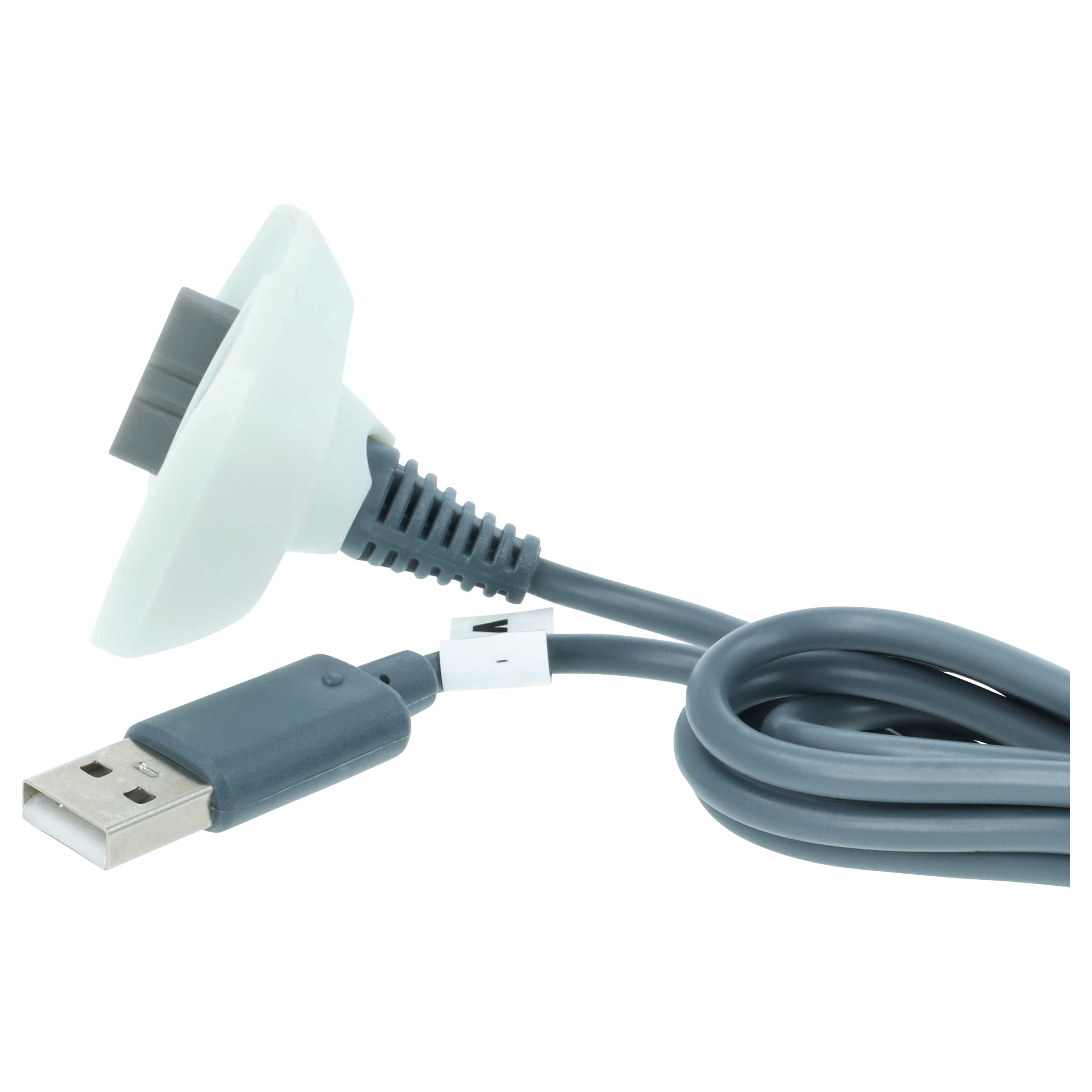 Cavo di ricarica USB per controller per console di gioco Microsoft Xbox 360 - 1,4 m grigio