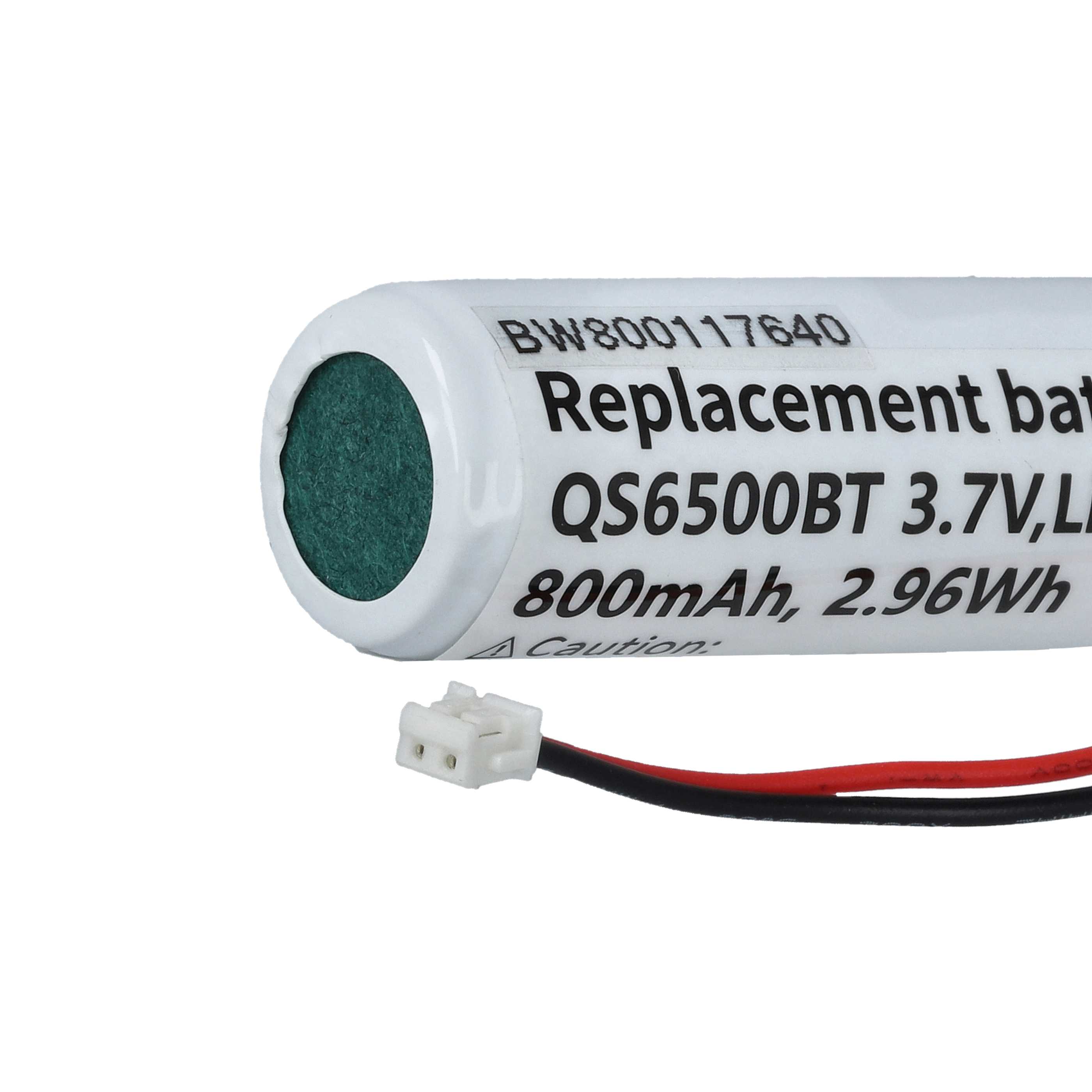 5x Batteria sostituisce Datalogic 10-4765, EP0906, 5-3112 per barcode scanner Datalogic - 800mAh 3,7V Li-Ion