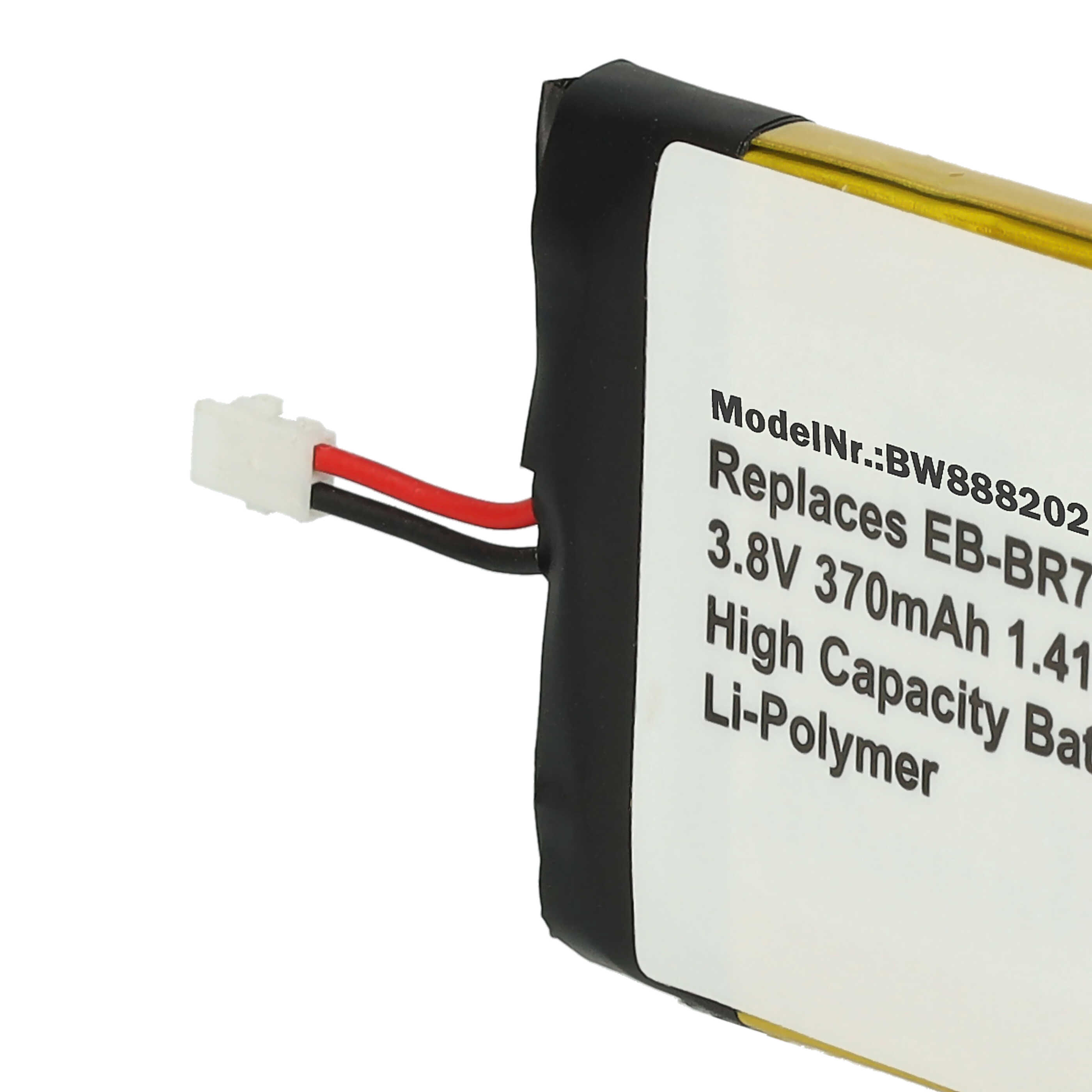 Smartwatch Battery replaces Samsung EB-BR750ABE, EB-BR750 - 370 mAh 3.8 V Li-polymer + Tools