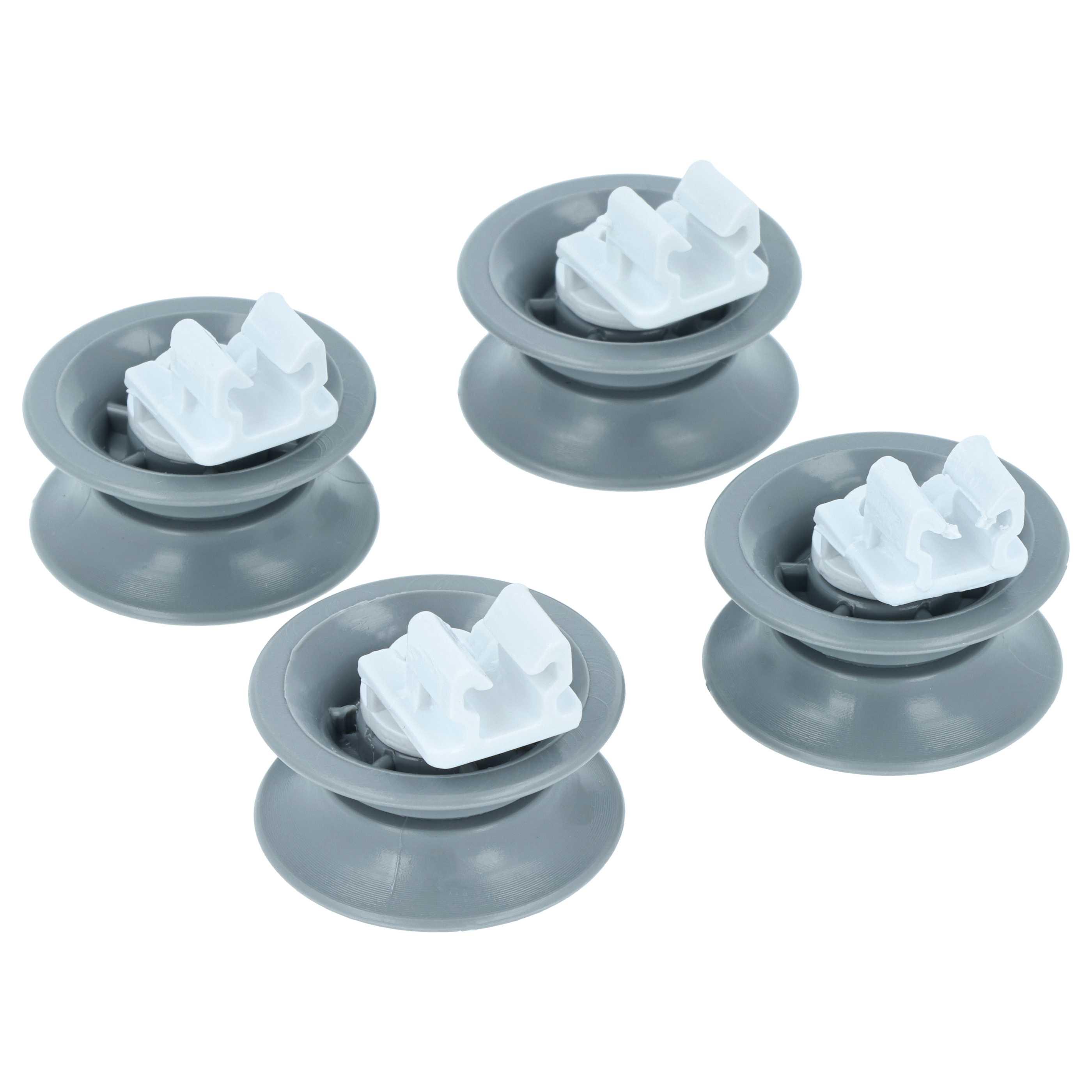 4x Korbrolle Unterkorb passend für Blaupunkt, Constructa, Balay, Pitsos Geschirrspüler u.a. - ⌀ 31 mm
