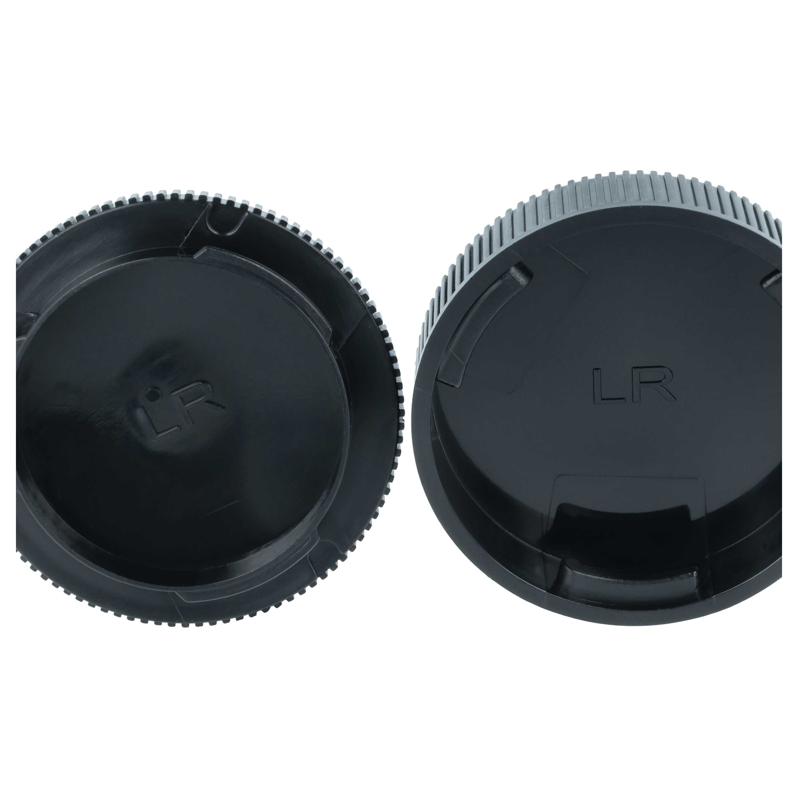 vhbw Lot de bouchons d'objectif compatible avec Carl Zeiss / Leica objectifs - Caches avant et arrière