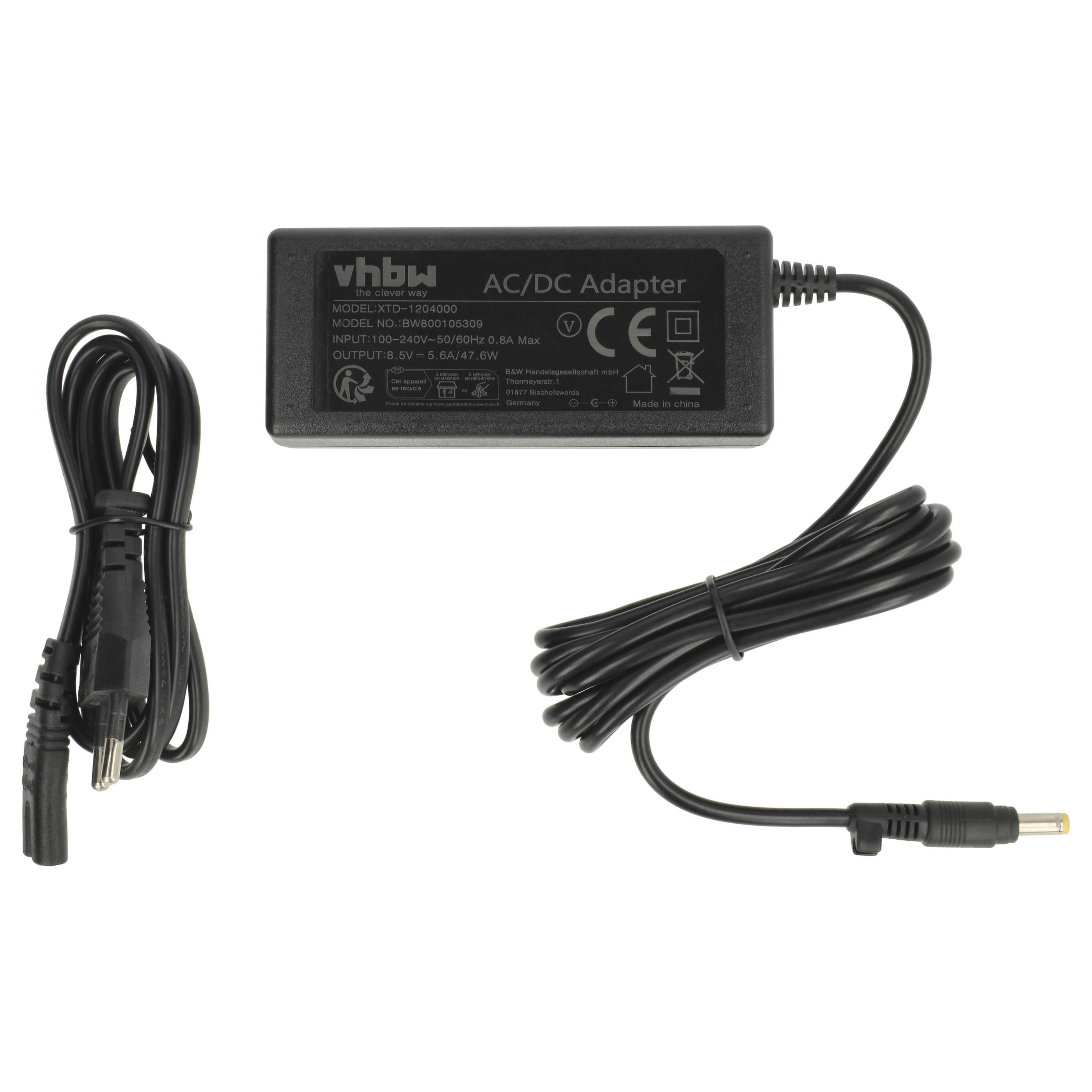 Mains Power Adapter suitable for Sony PS2 Game Console - 12.7 cm