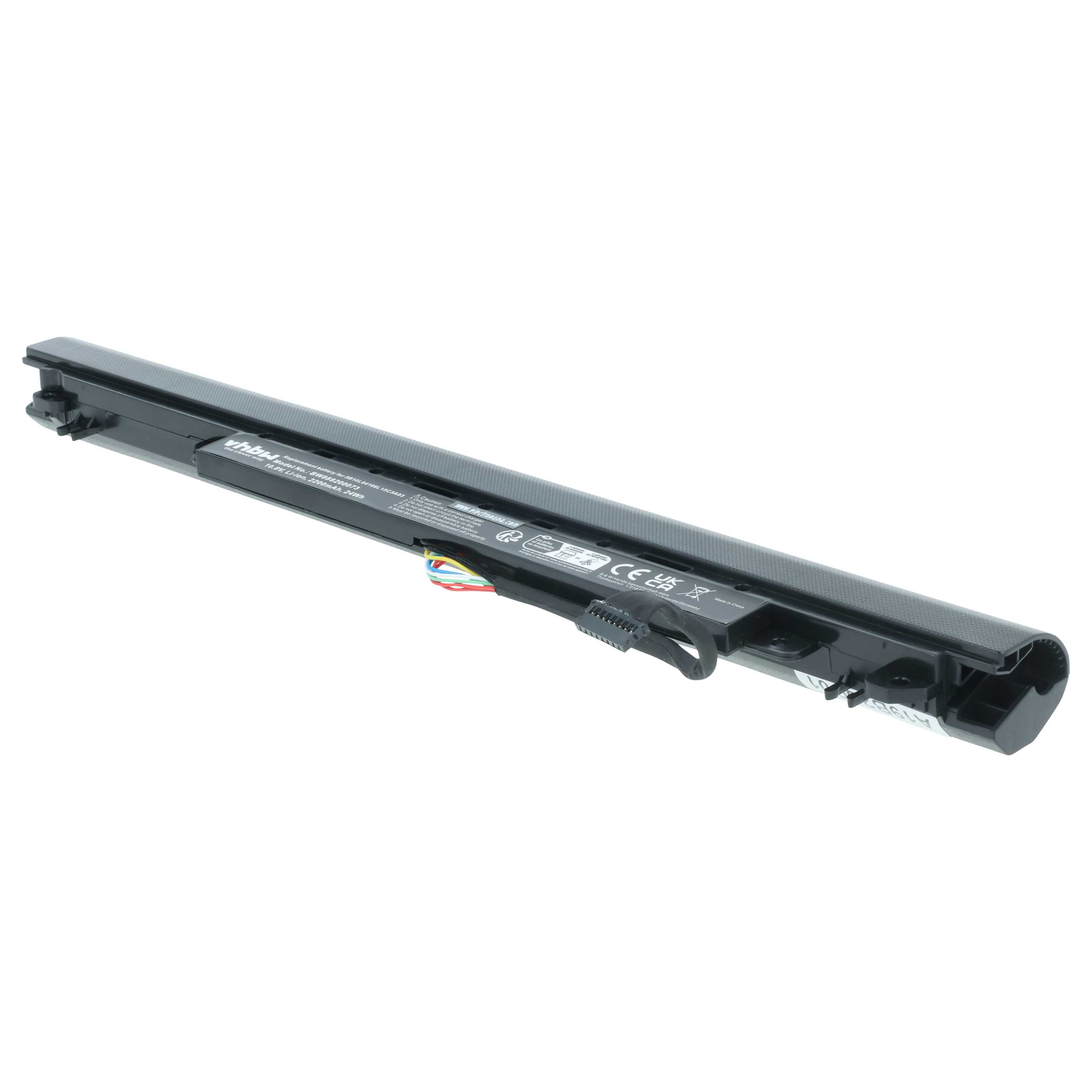 Akumulator do laptopa zamiennik Lenovo 5B10L04215, 5B10L04167, 5B10L04166 - 2200 mAh 10,8 V Li-Ion, czarny