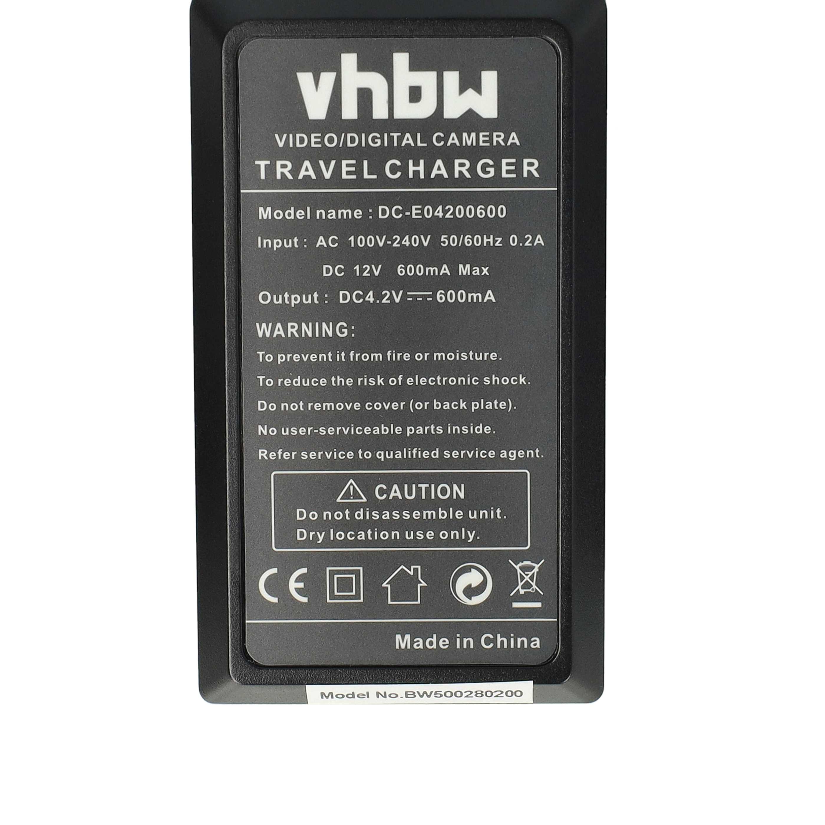 Battery Charger suitable for Praktica, Hitachi, Kodak, Aigo Digital Camera etc. - 0.6 A, 4.2 V