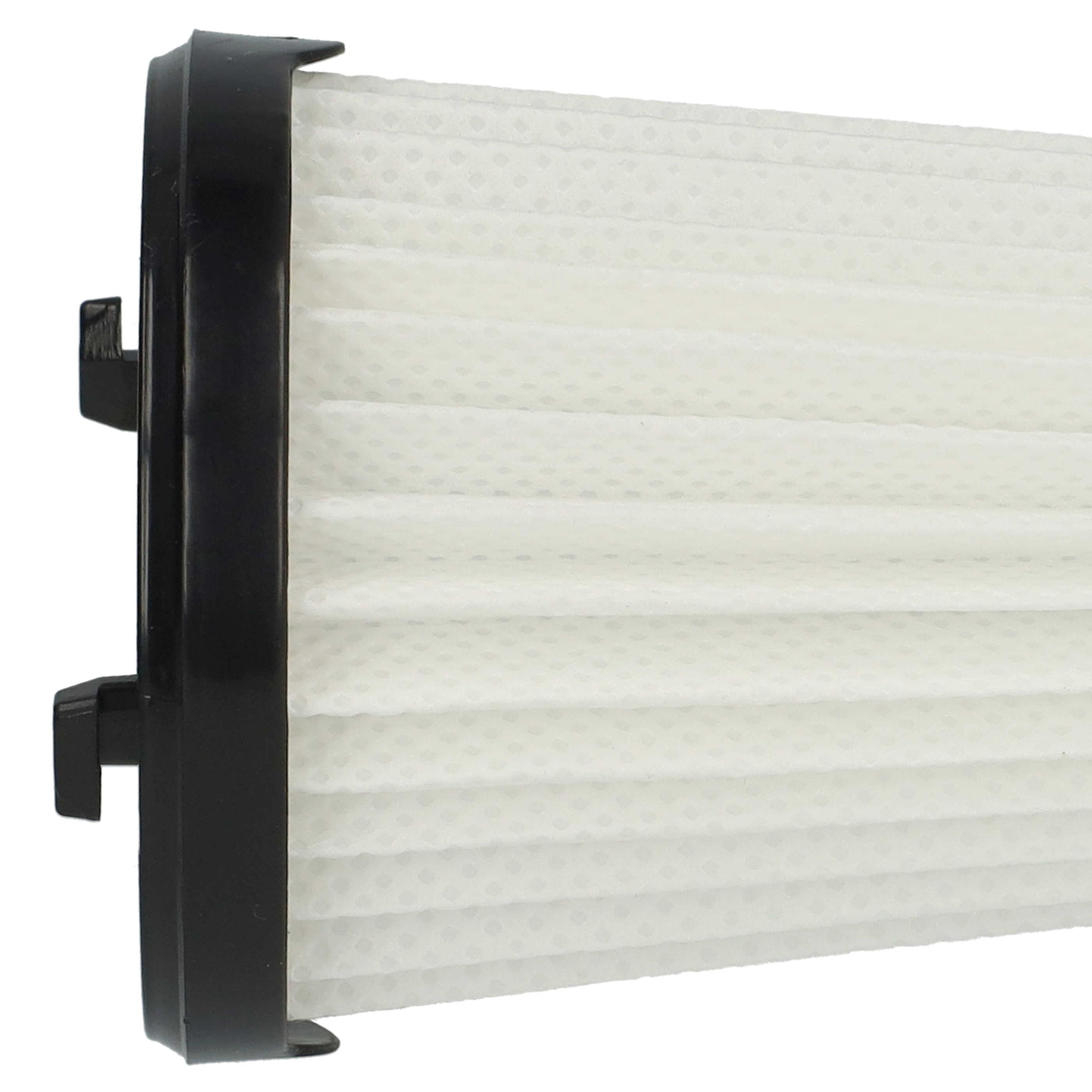 1x pleated filter replaces AEG AEF150, 9001683755, 90094073100 for ElectroluxVacuum Cleaner, black / white