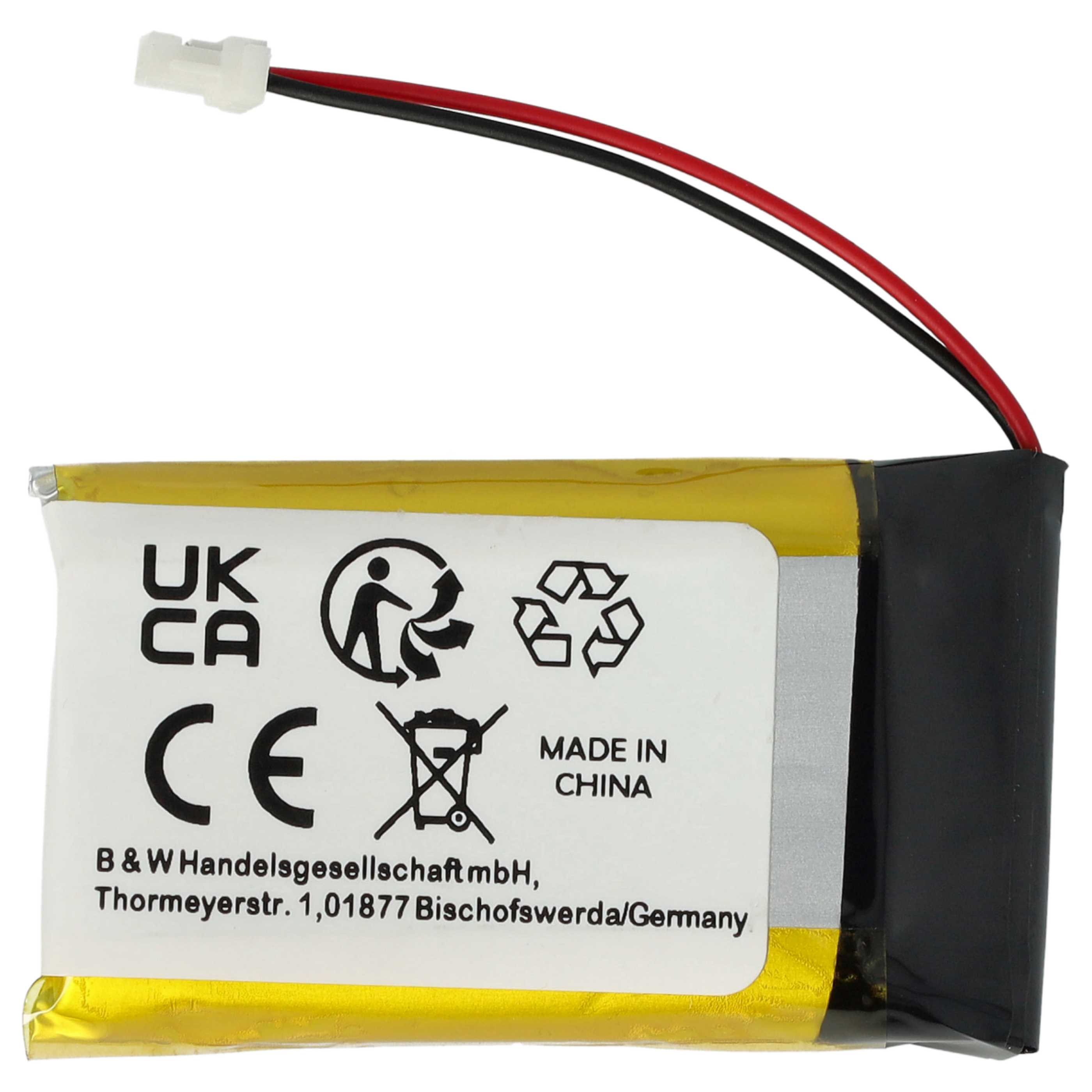 2x Akumulator do słuchawek bezprzewodowych zamiennik Sena YP802542P - 650 mAh 3,7 V LiPo
