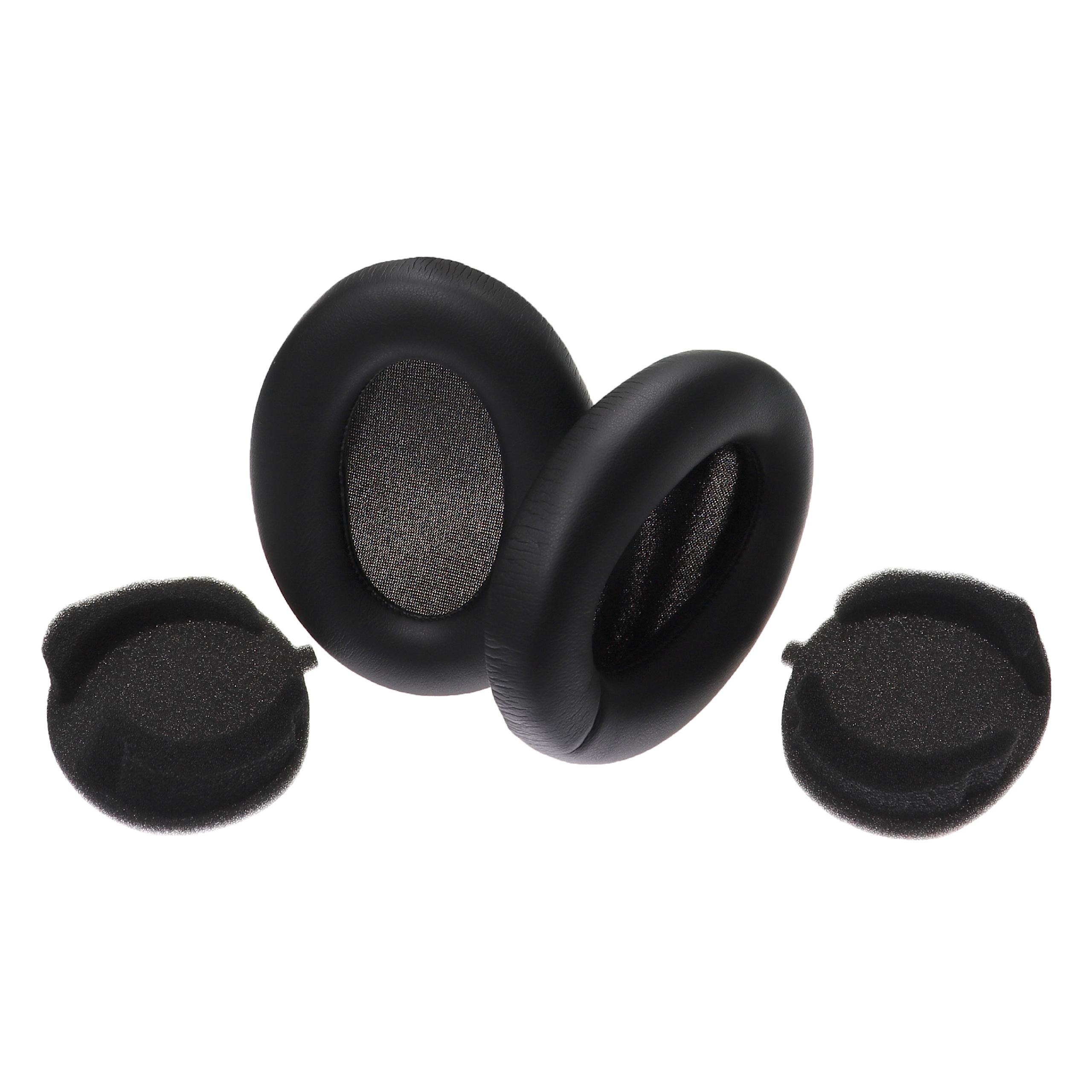 Coussinets d'oreille pour casque Sony WH-1000XM3 - Avec mémoire de forme, matériau doux noir