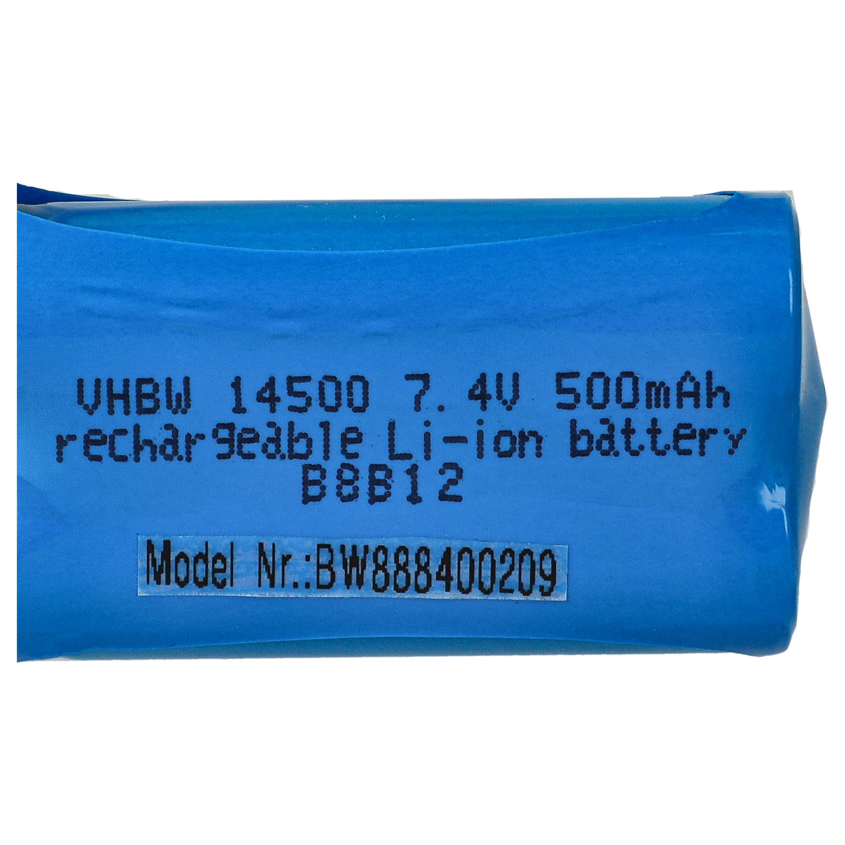 Batterie pour modèle radio-télécommandé - 500mAh 7,4V Li-ion, SM-2P