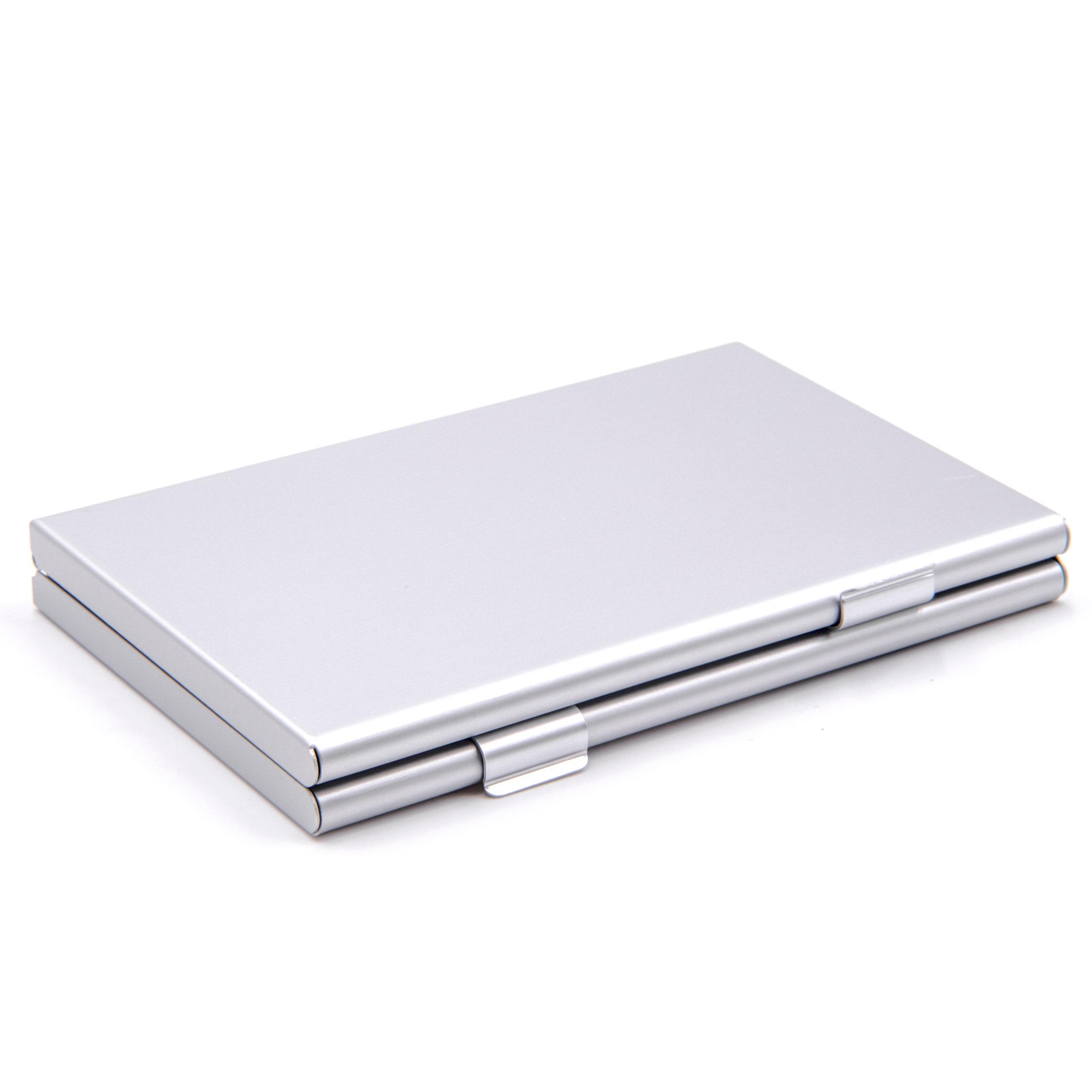 Etui pour cartes SIM 2x outils pour ouverture de slot SLIM - Album, aluminium, argenté