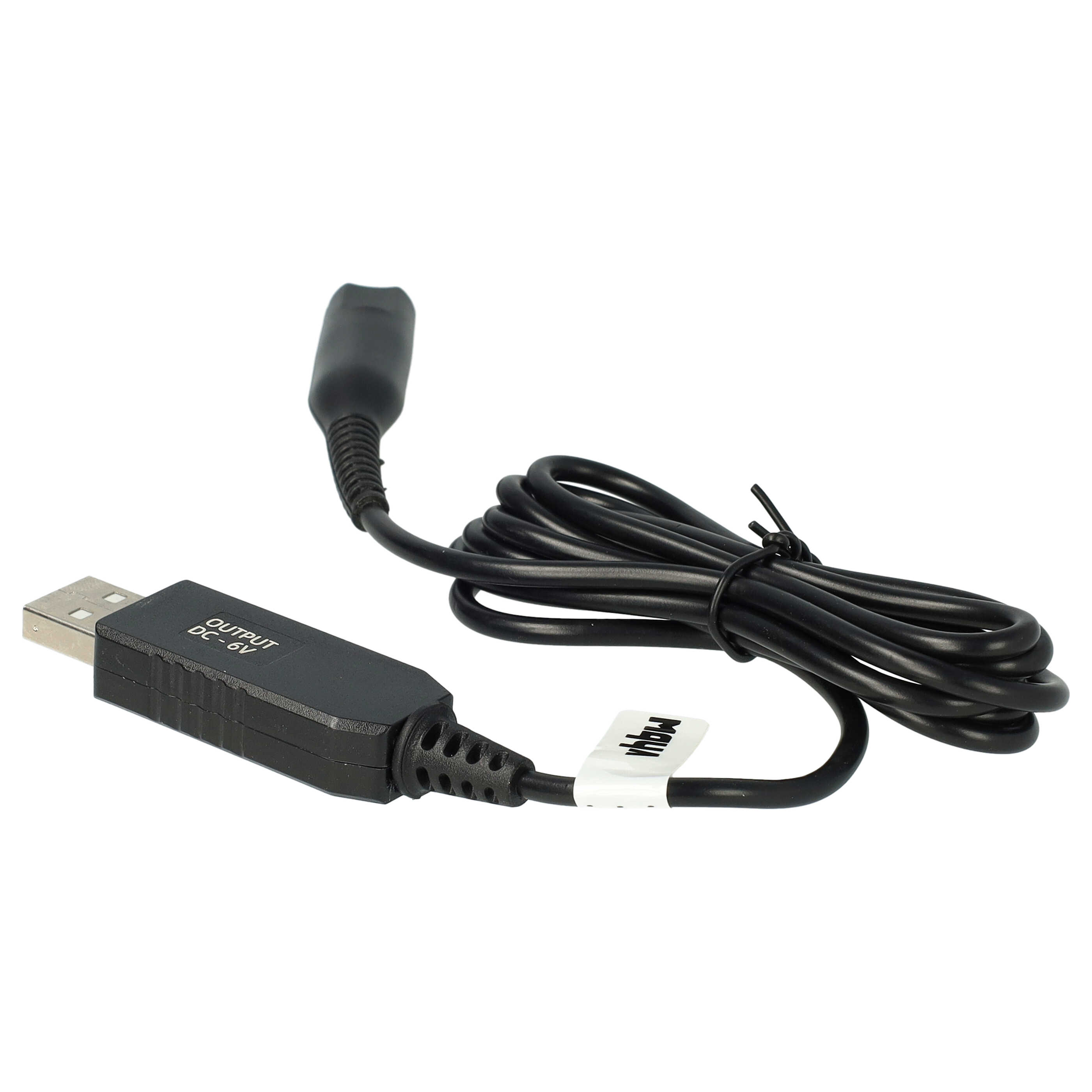 USB Ladekabel als Ersatz für Braun 491-5691, 81615618, 8161561, 81747675 für Braun Rasierer - 120 cm
