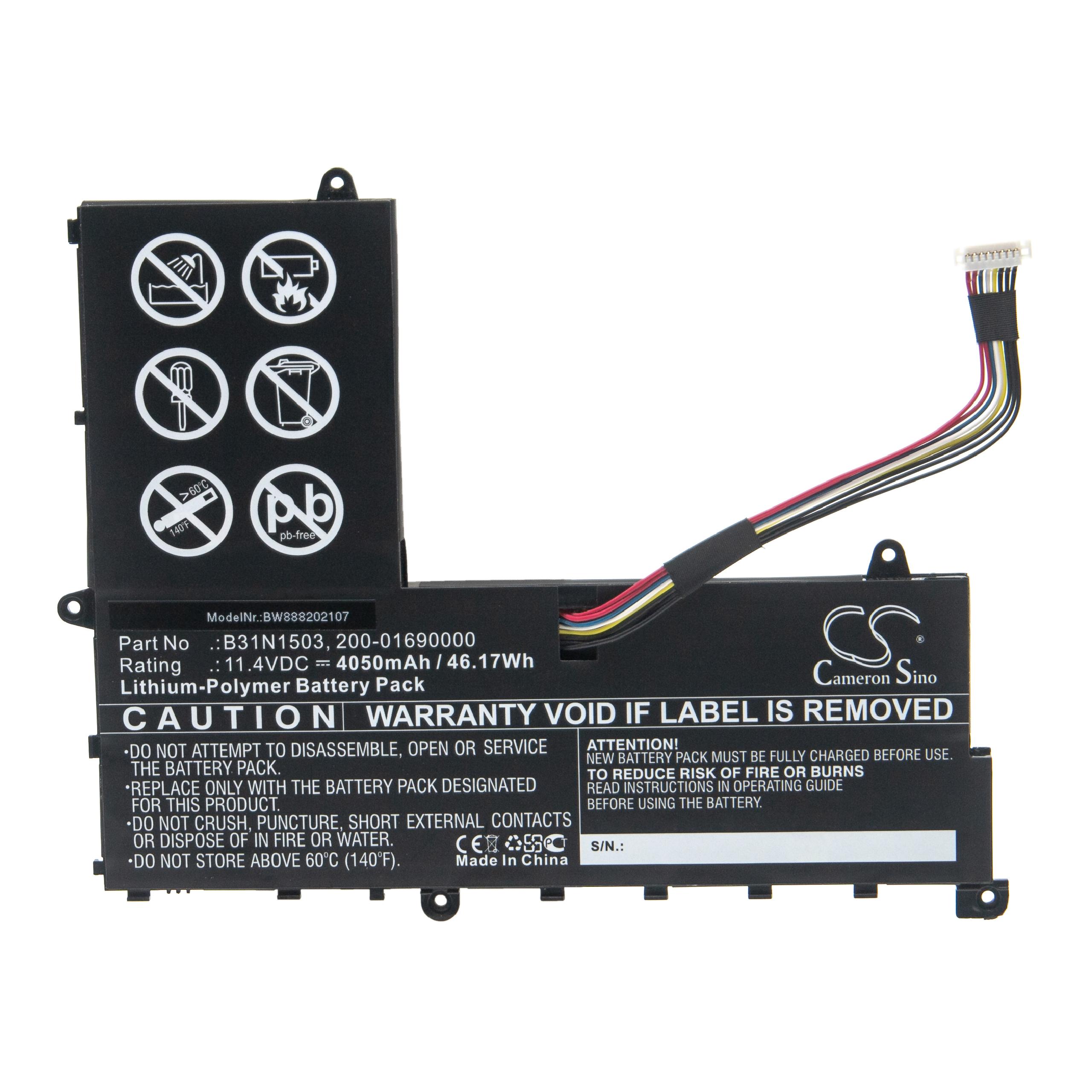 Akumulator do laptopa zamiennik Asus 0B200-01690000, B31N1503 - 4050 mAh 11,4 V LiPo