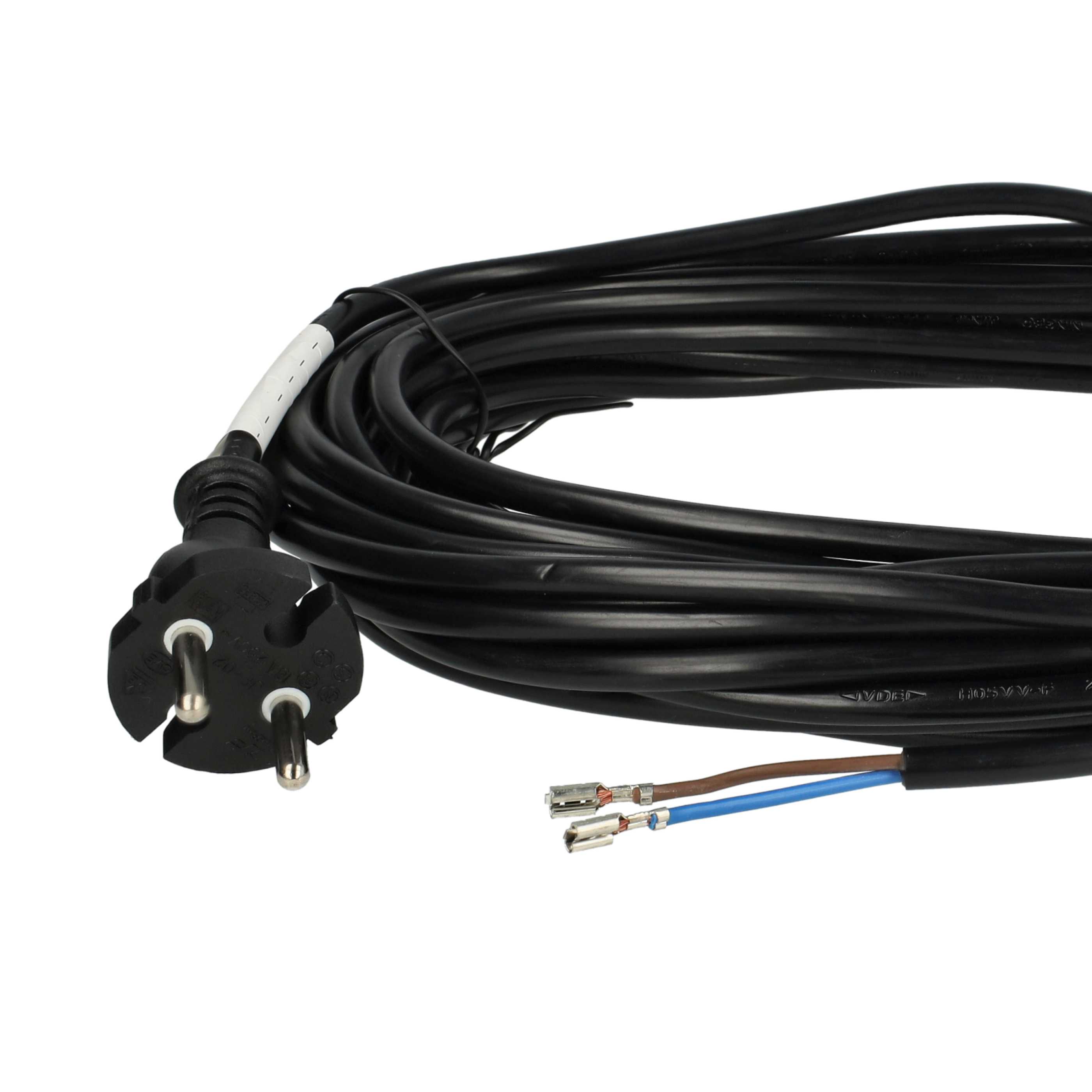 Power Cable replaces Sebo 7128SR, 5260DG for Thomas Vacuum Cleaner etc. - 15 m Cable 1000 W