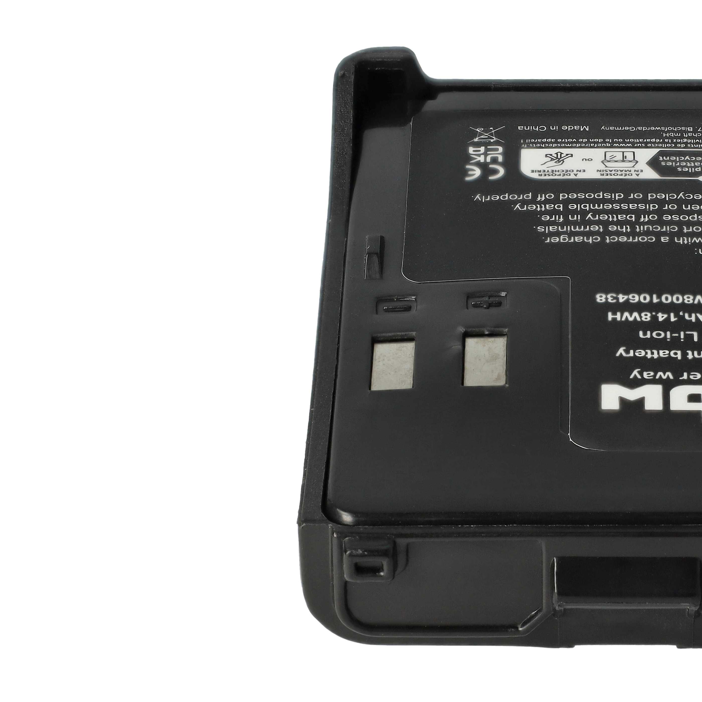 Batteria per dispositivo radio sostituisce Kenwood PB-42Li, PB-42L, PB-42 Kenwood - 2000mAh 7,4V Li-Ion