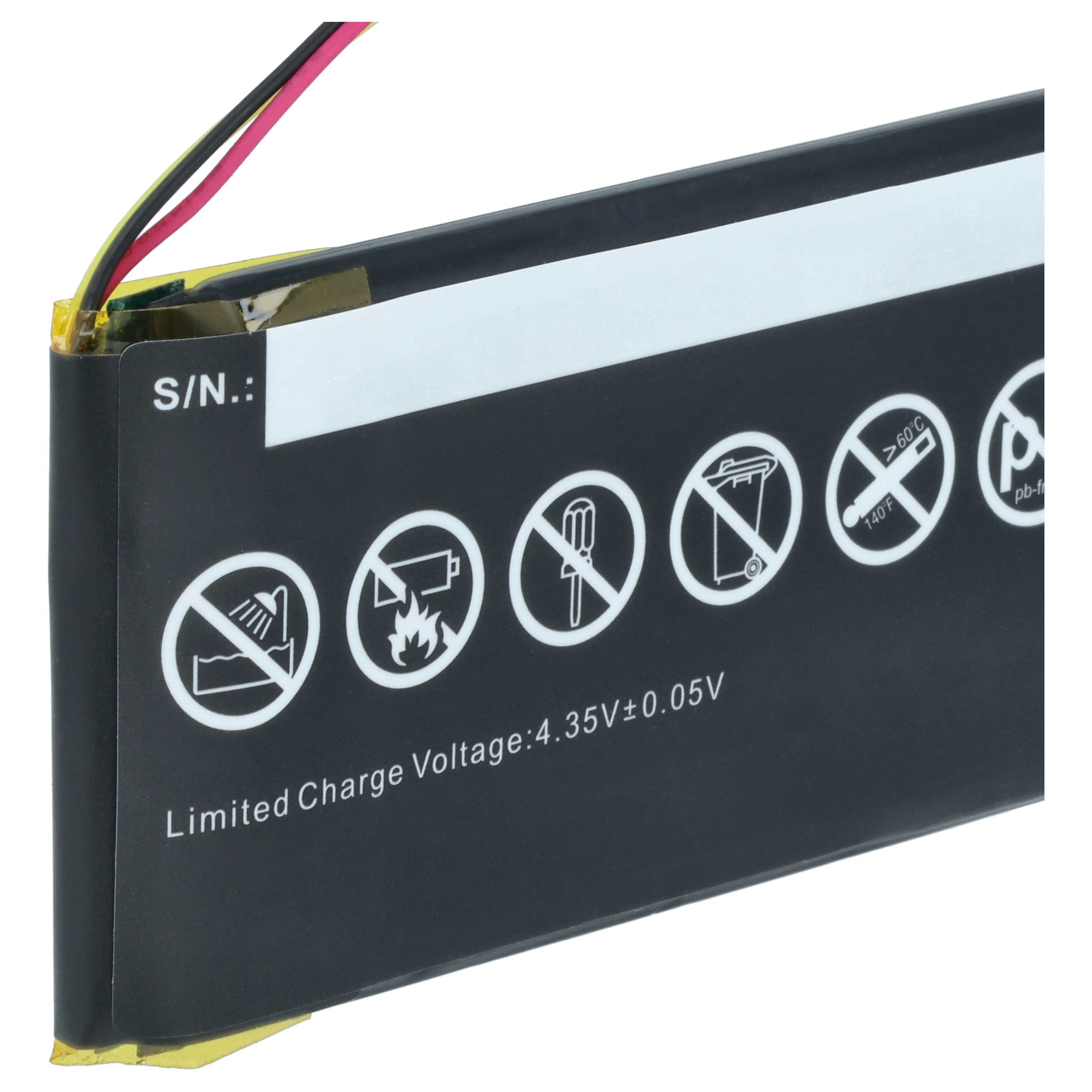 Handheld Computer Battery replaces Crestron 6508588, TSR-310-BTP - 2000mAh, 3.8V