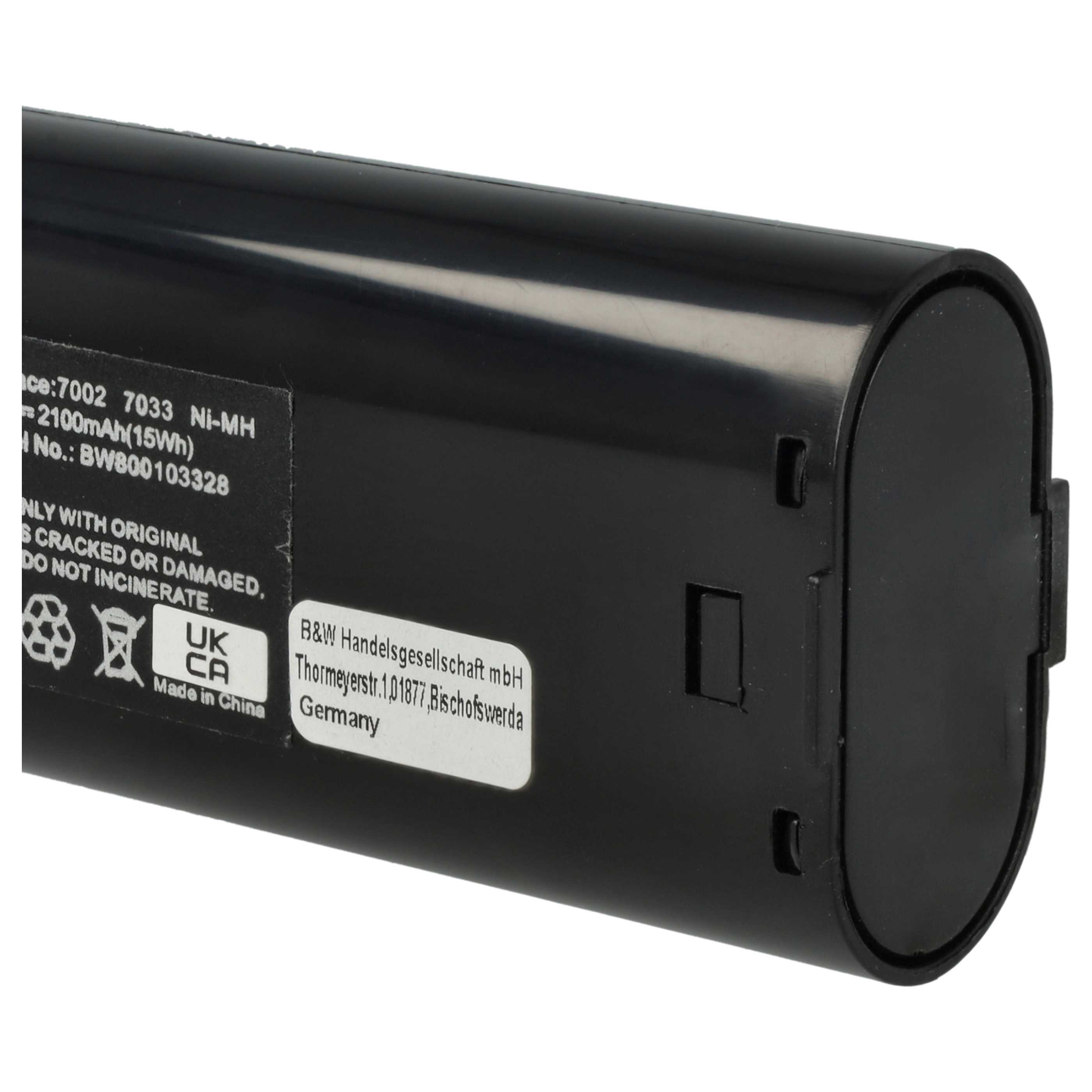 3x Battery replaces Einhell 91011 Electric Power Tool - 2100 mAh, 7.2 V, NiMH
