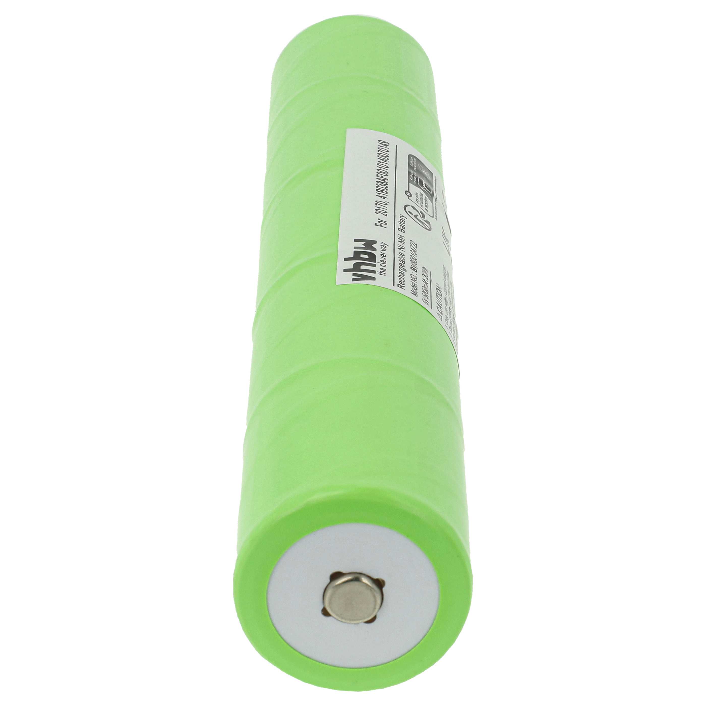 5x Batteria per torcia o lampada da elmetto sostituisce 108-000-439, 108-439, 108-000-817 - 5000mAh 6V NiMH