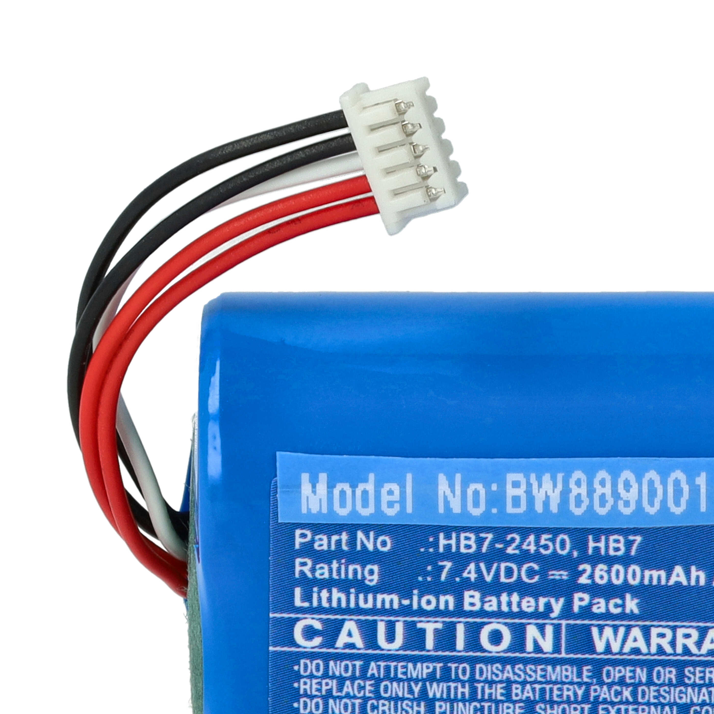 Batterie remplace DJI HB7, HB7-2450 pour manette de drone DJI - 2600mAh 7,4V Li-ion