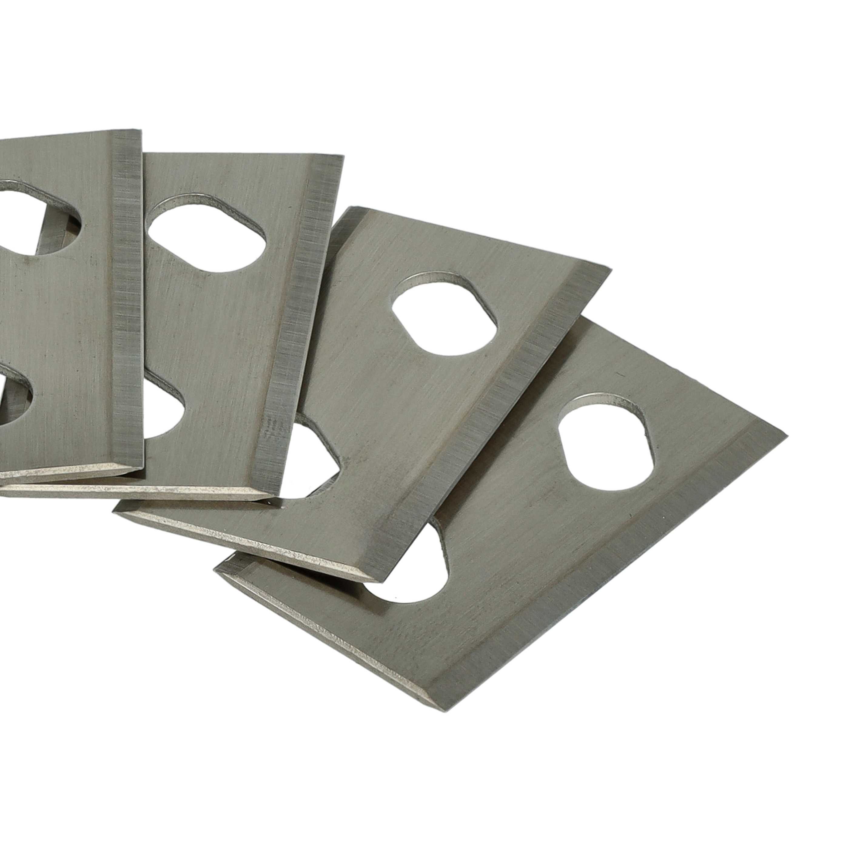 16x Exchange Blade replaces Arnold 1111-M6-1008 Cordless Lawnmower etc.chrome-carbon steel, Silver