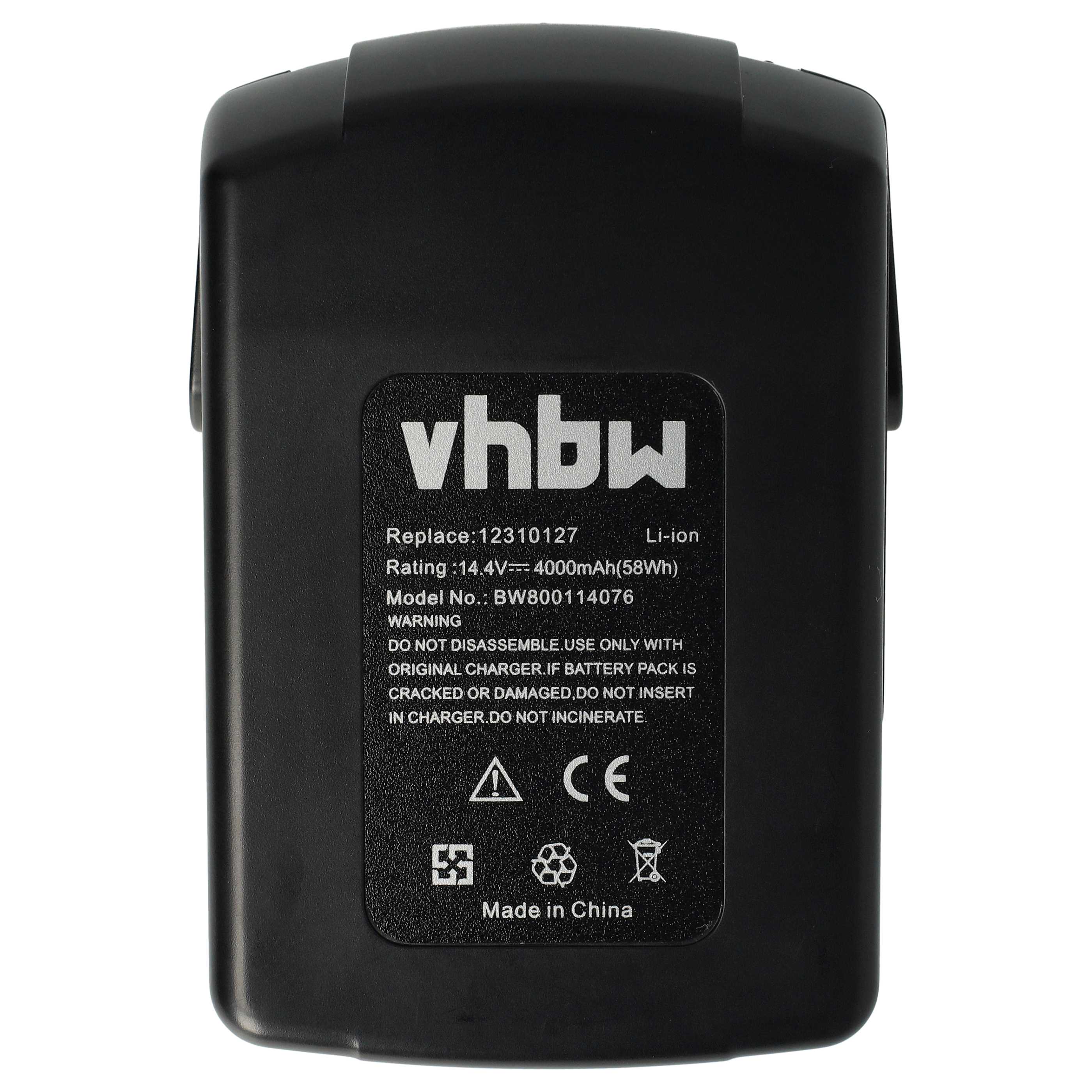 Battery replaces Kress APF 144/4.2, 12310127 Electric Power Tool - 4000 mAh, 14.4 V, Li-Ion