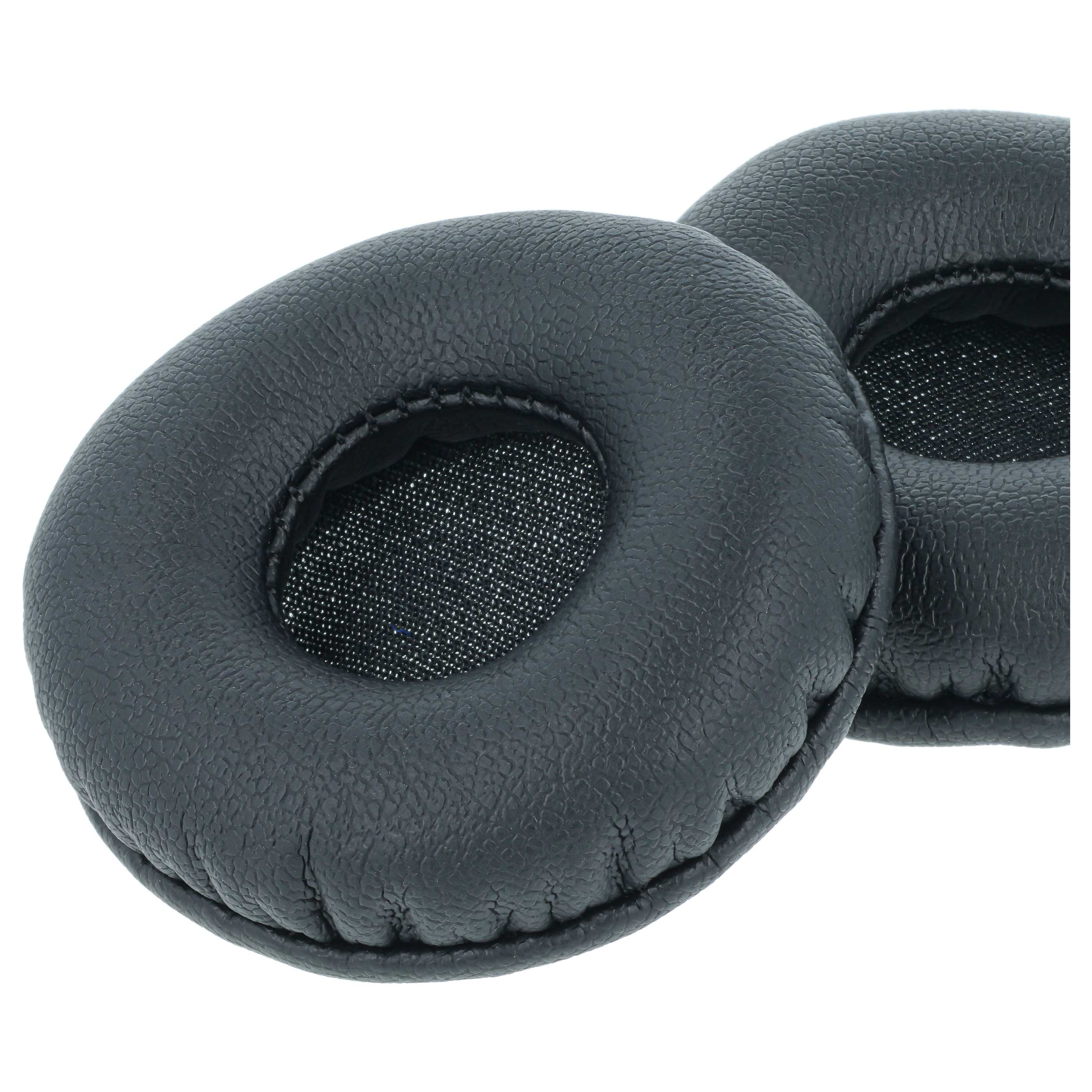 2x Cuscinetti per cuffie AKG, Sennheiser, Koss, cuffie con un cuscinetto auricolare da 50 mm - 5cm nero