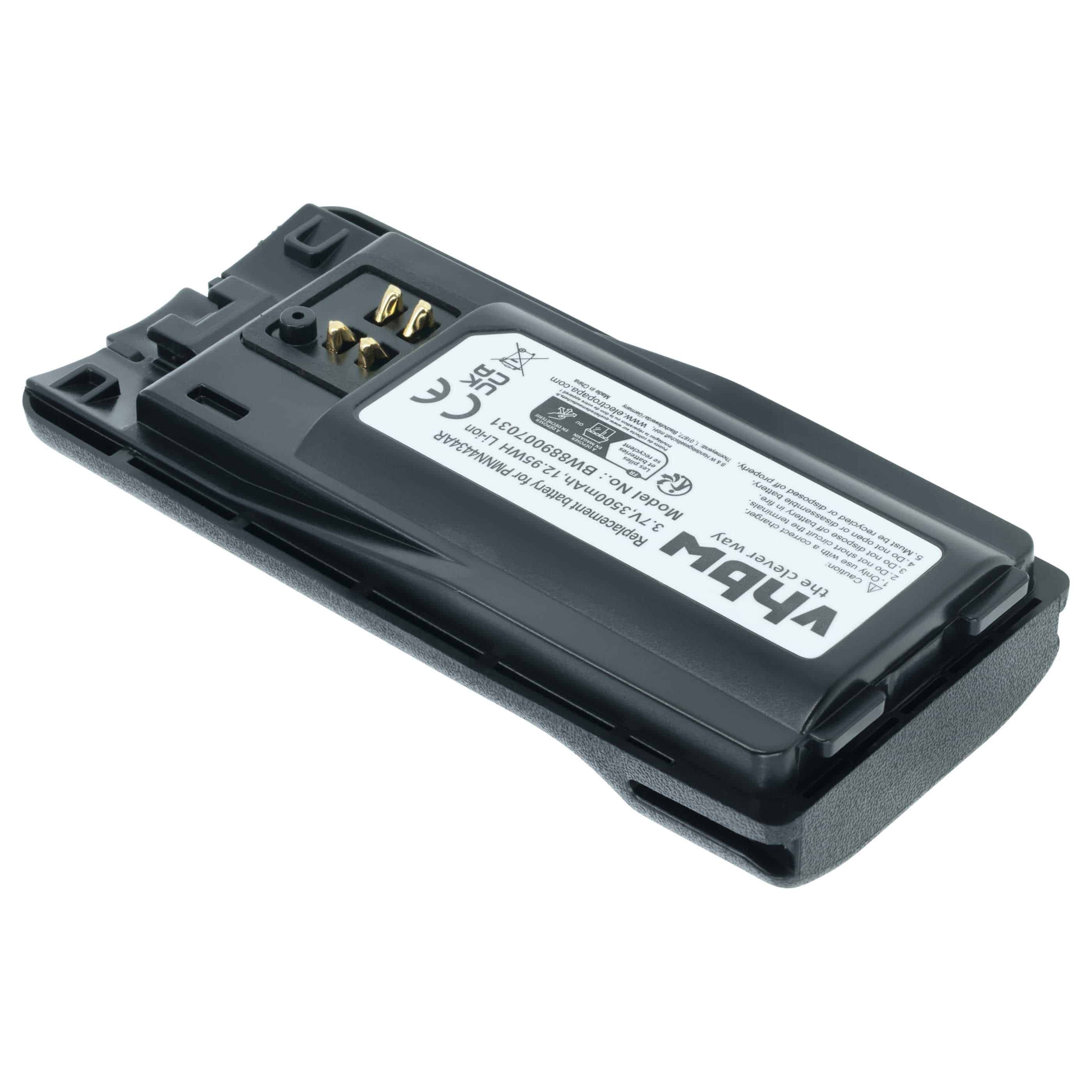 Radio 5x Battery replaces Motorola PMLN6394A, PMLN6394, MNN4453AR, PMNN4434, PMNN4434A - 3500 mAh 3.7 V Li-Ion