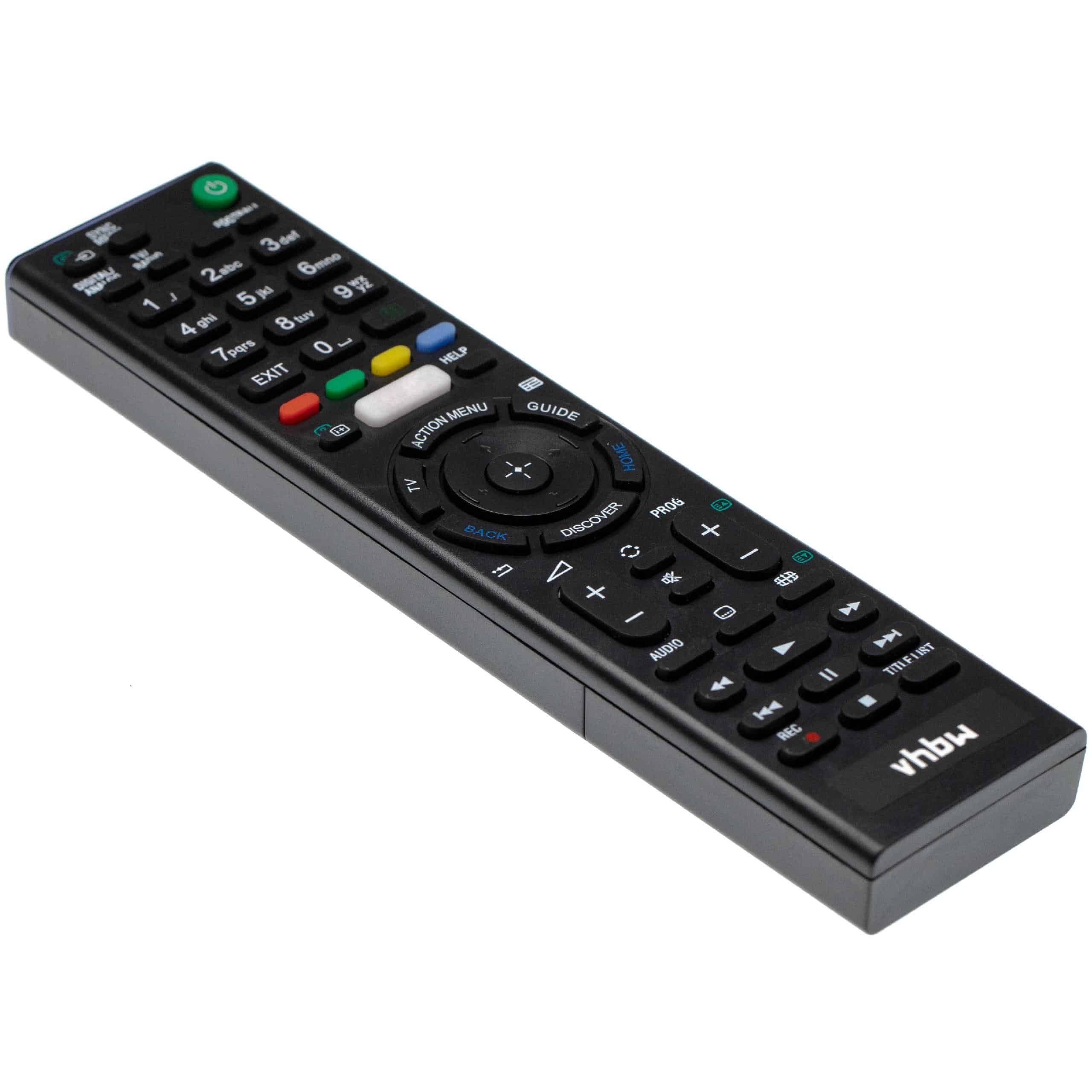 Remote Control replaces Sony RMT-TX100D for Sony TV