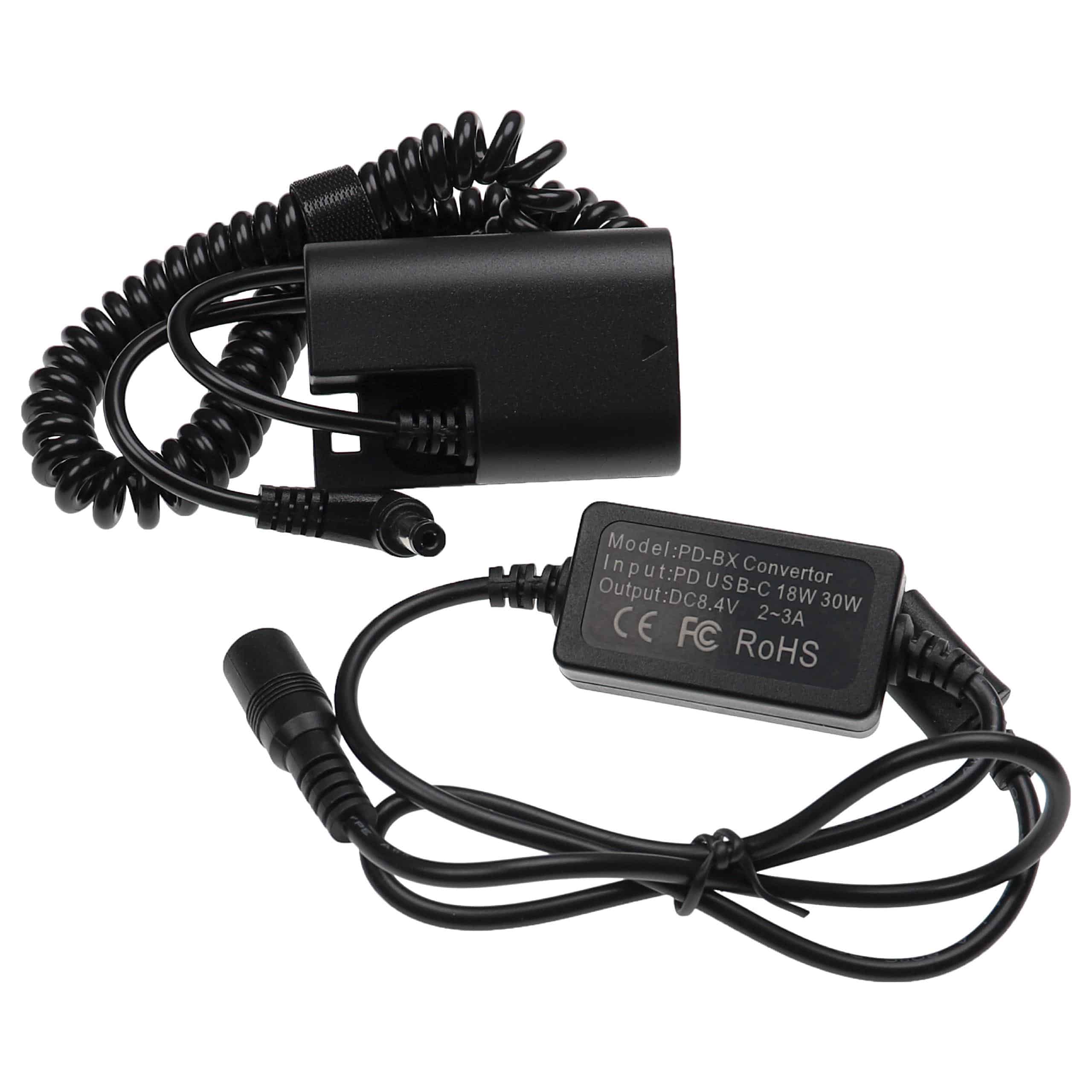 USB Power Supply replaces ACK-E6 for Camera + DC Coupler Fully Decoded as Canon DR-E6 - 2 m, 8.4 V 3.0 A