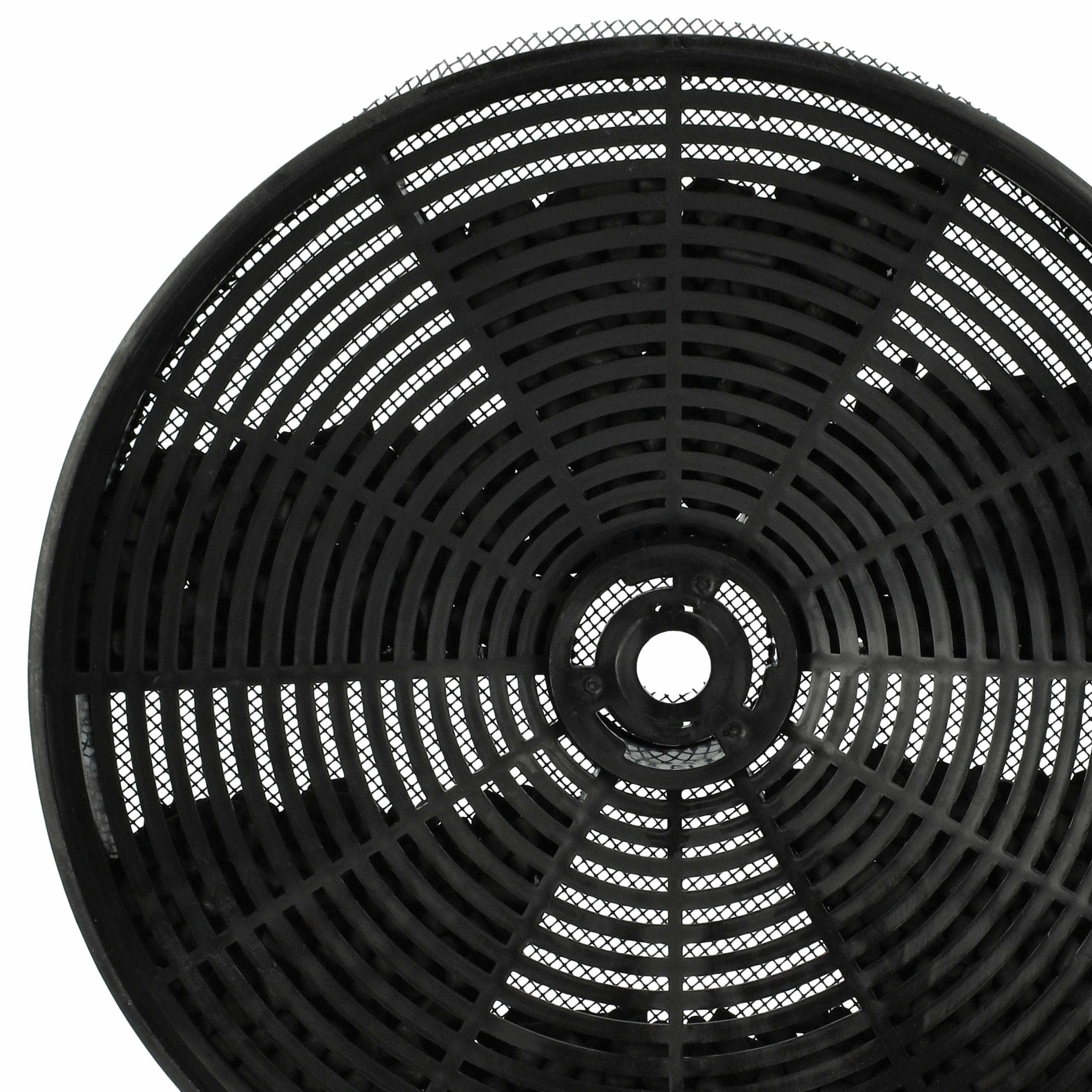 4x Filtres à charbon actif remplace 50290909006, 902979379, 50246307008 pour hotte Zanussi - avec toile tendue