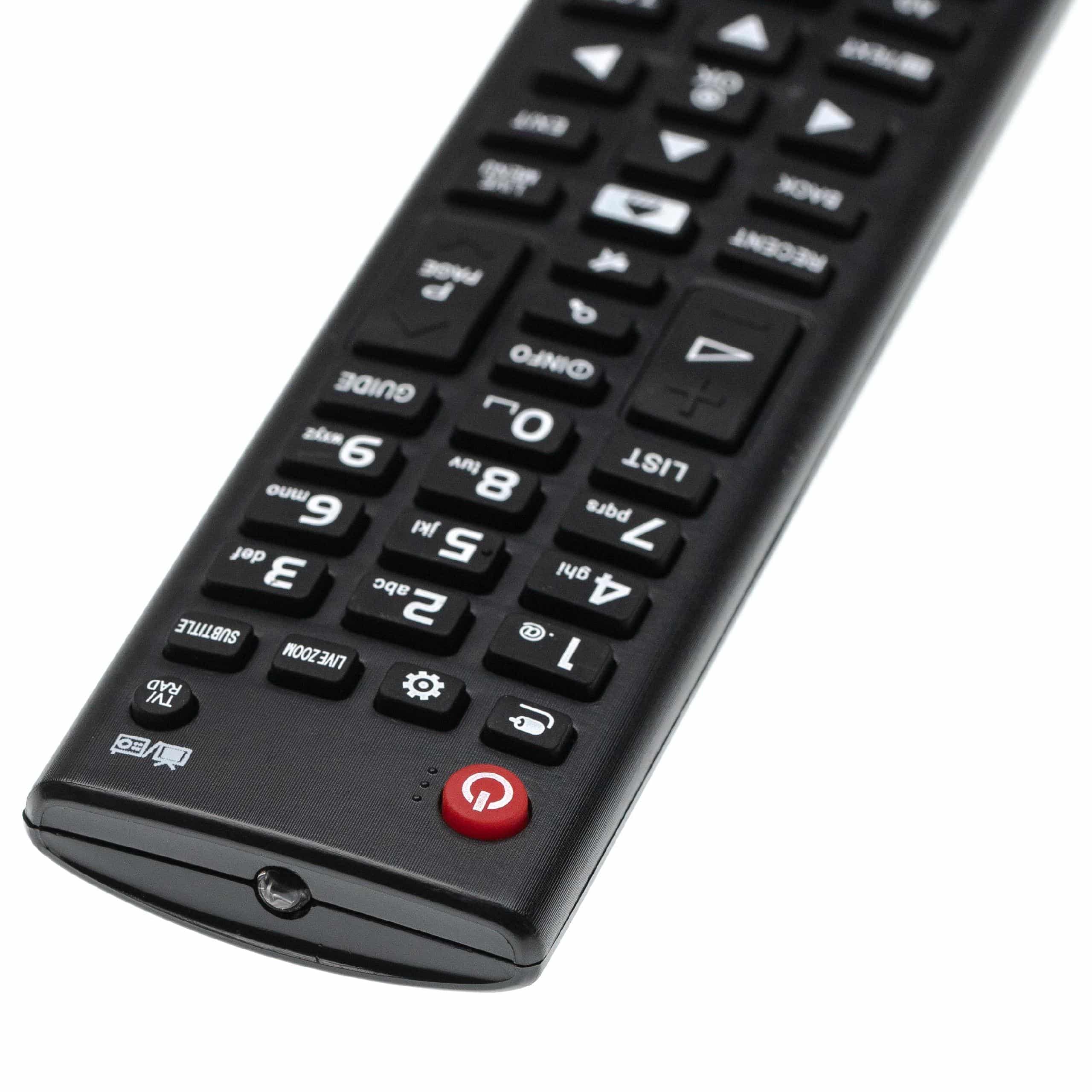 Remote Control replaces LG AKB74915324 for LG TV