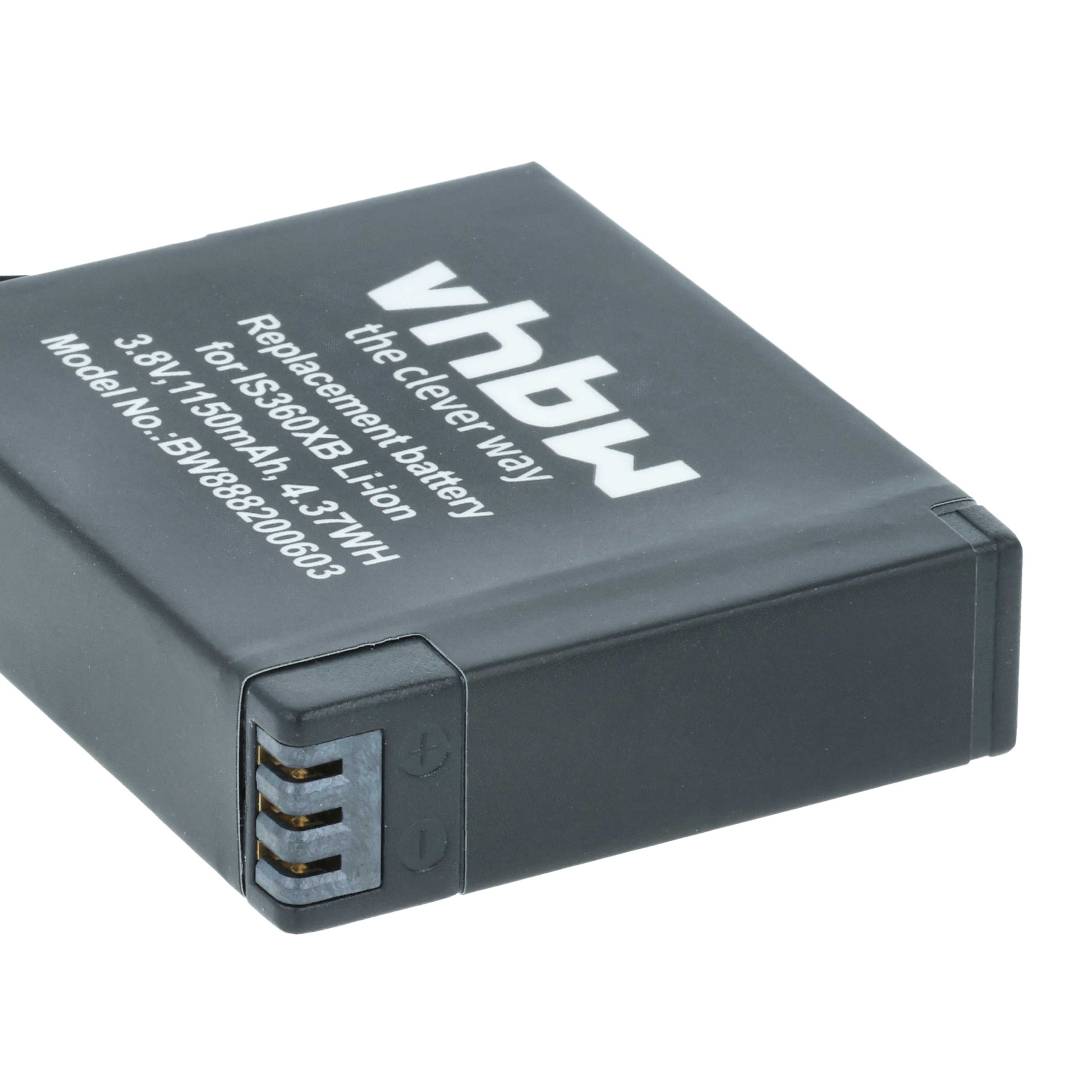 Battery replaces Insta360 PL903135VT, PL903135VT-S01 - 1150mAh, 3.8V, Li-Ion
