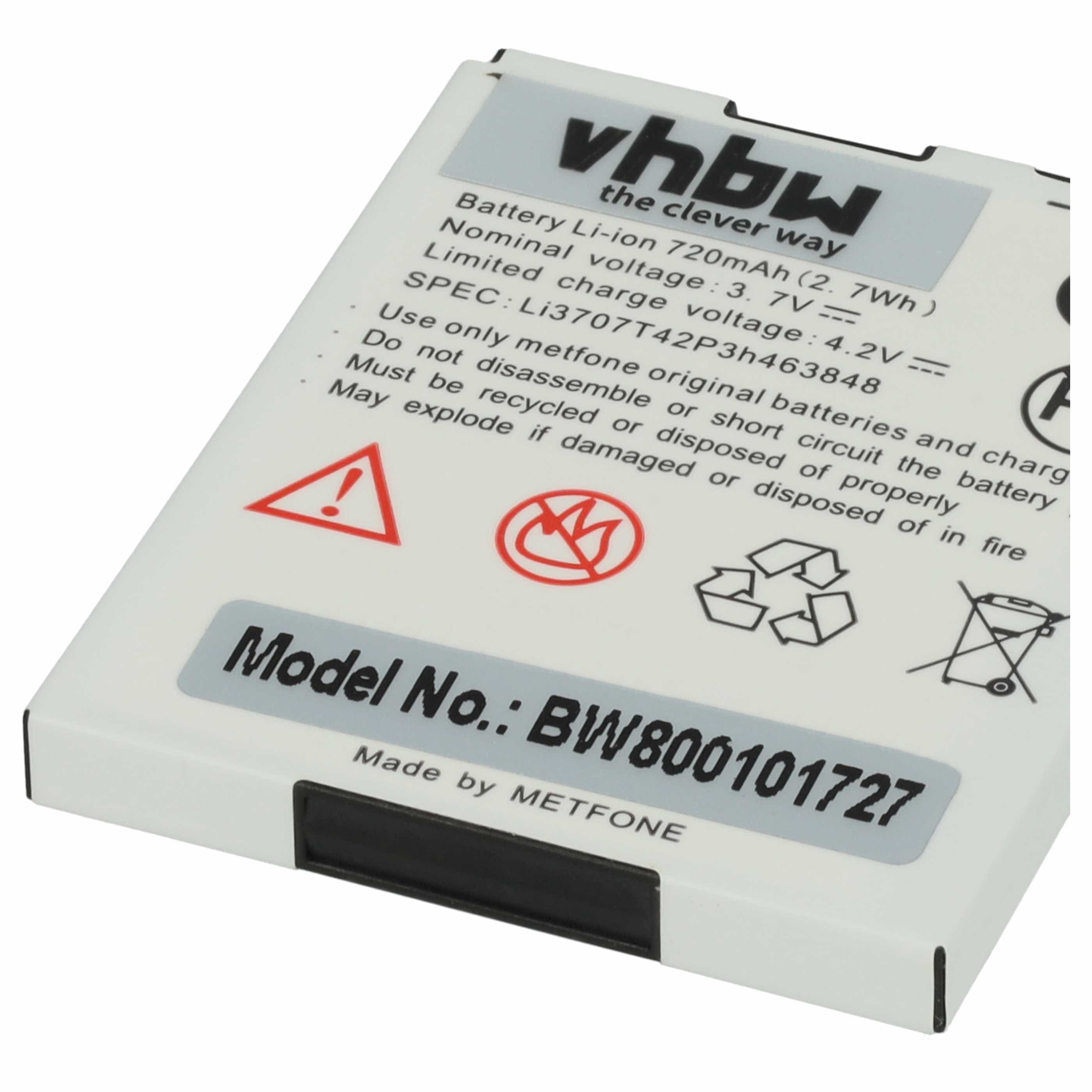 Akumulator do telefonu smartfona zamiennik ZTE Li3707T42P3h463848 - 600 mAh 3,7 V Li-Ion