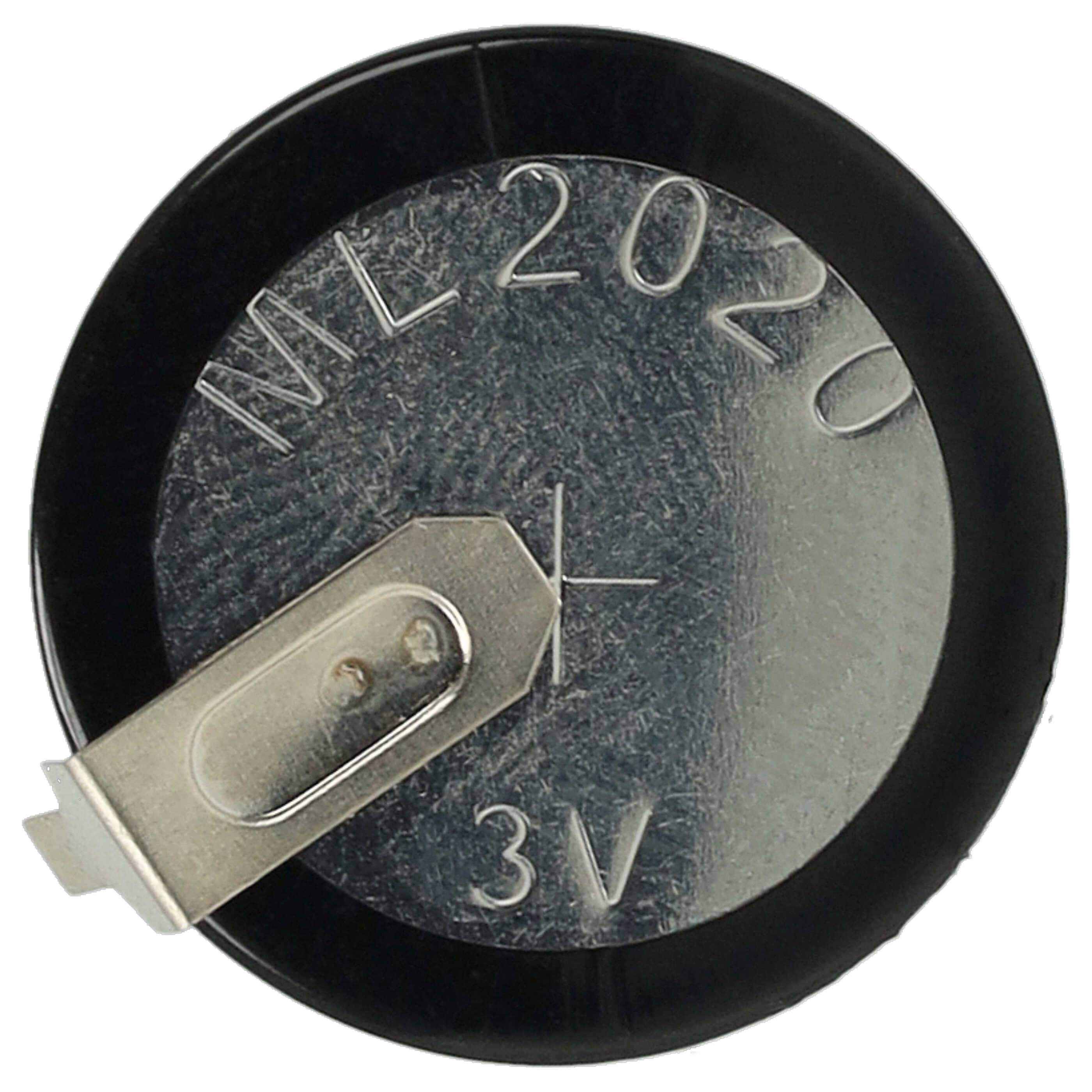 Car Key Fob Battery (2 Units) Replacement for VL2020, VL2025, LIR2025 - 20mAh 3.6V Li-Ion