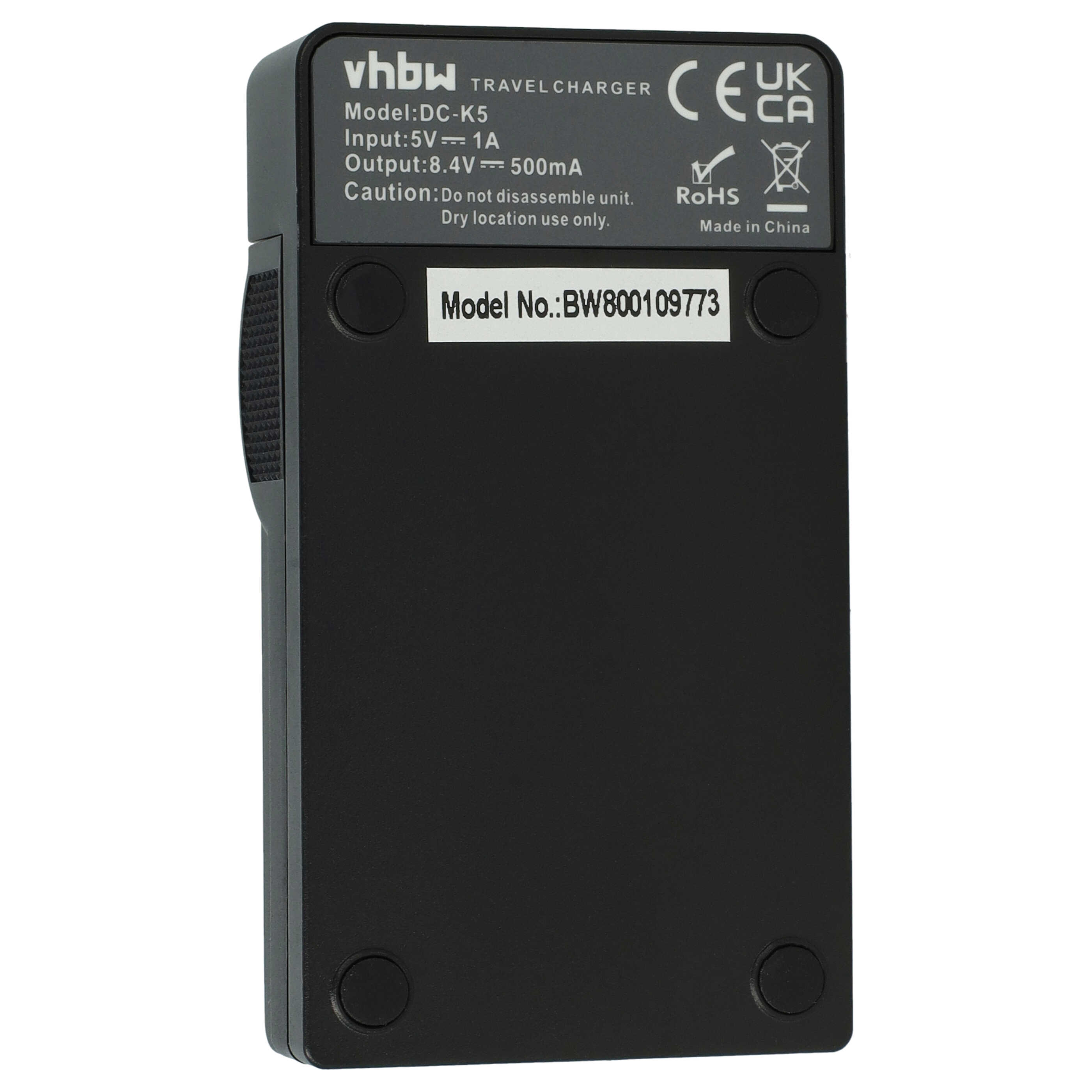 Battery Charger suitable for Minolta NP-800 Camera etc. - 0.5 A, 8.4 V