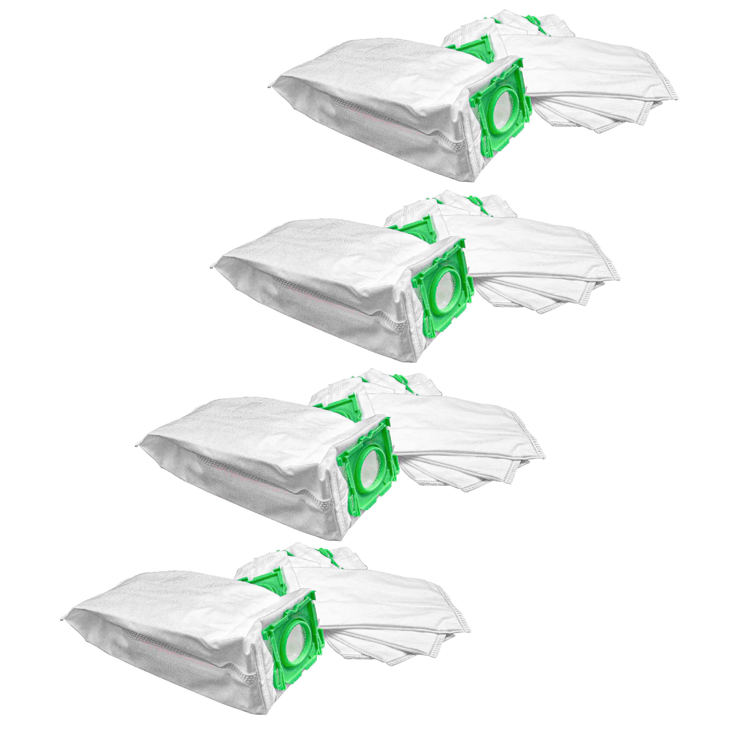 20x Sac remplace Sebo 6629ER, 6629 AM, 6629 pour aspirateur Sebo - microfibre non tissée