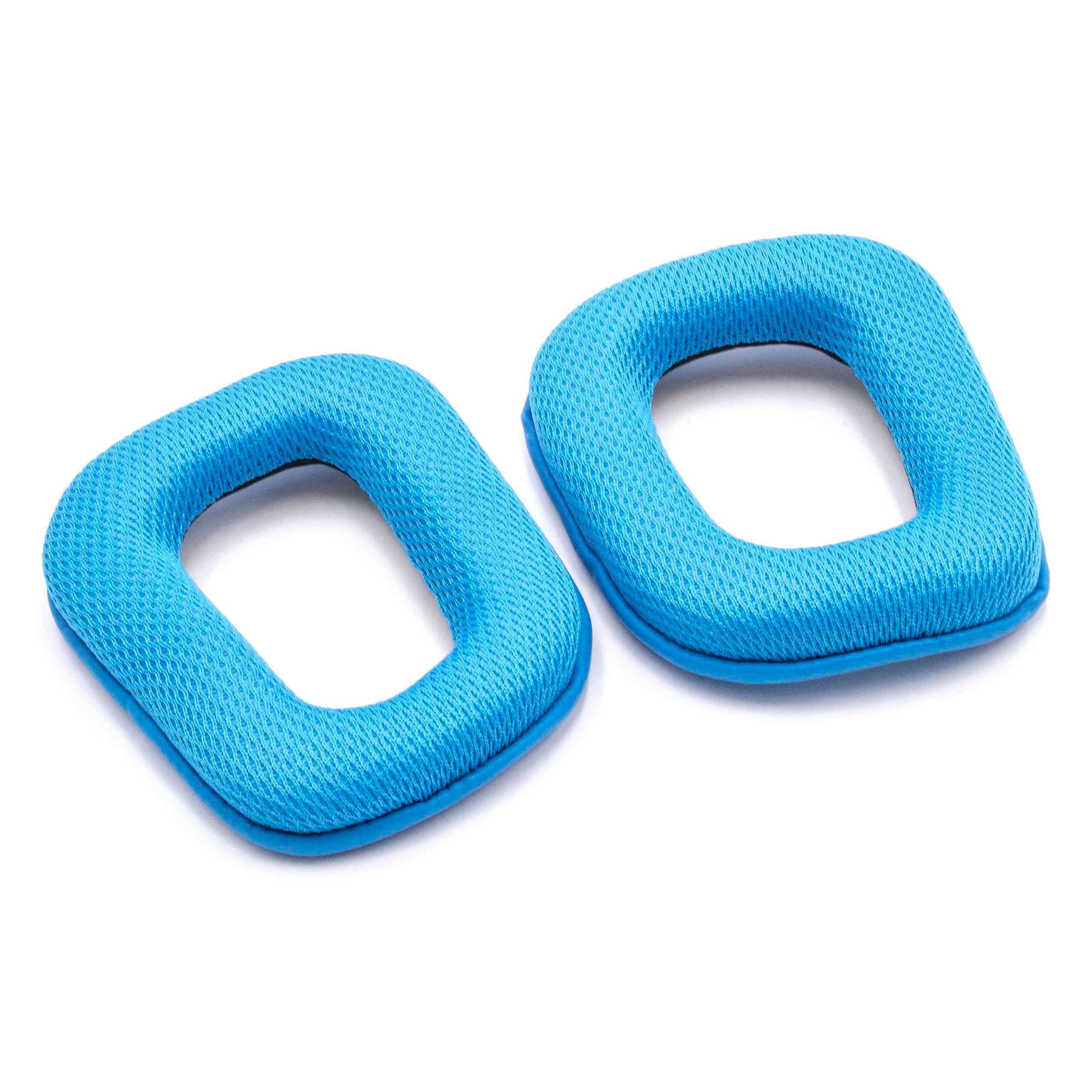 2x Poduszki do słuchawek Logitech G930, niebieskie