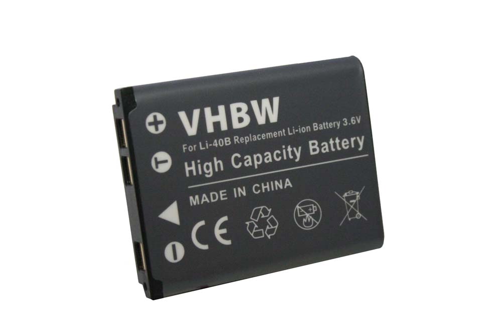 Battery Replacement for Casio NP-80 - 500mAh, 3.6V, Li-Ion