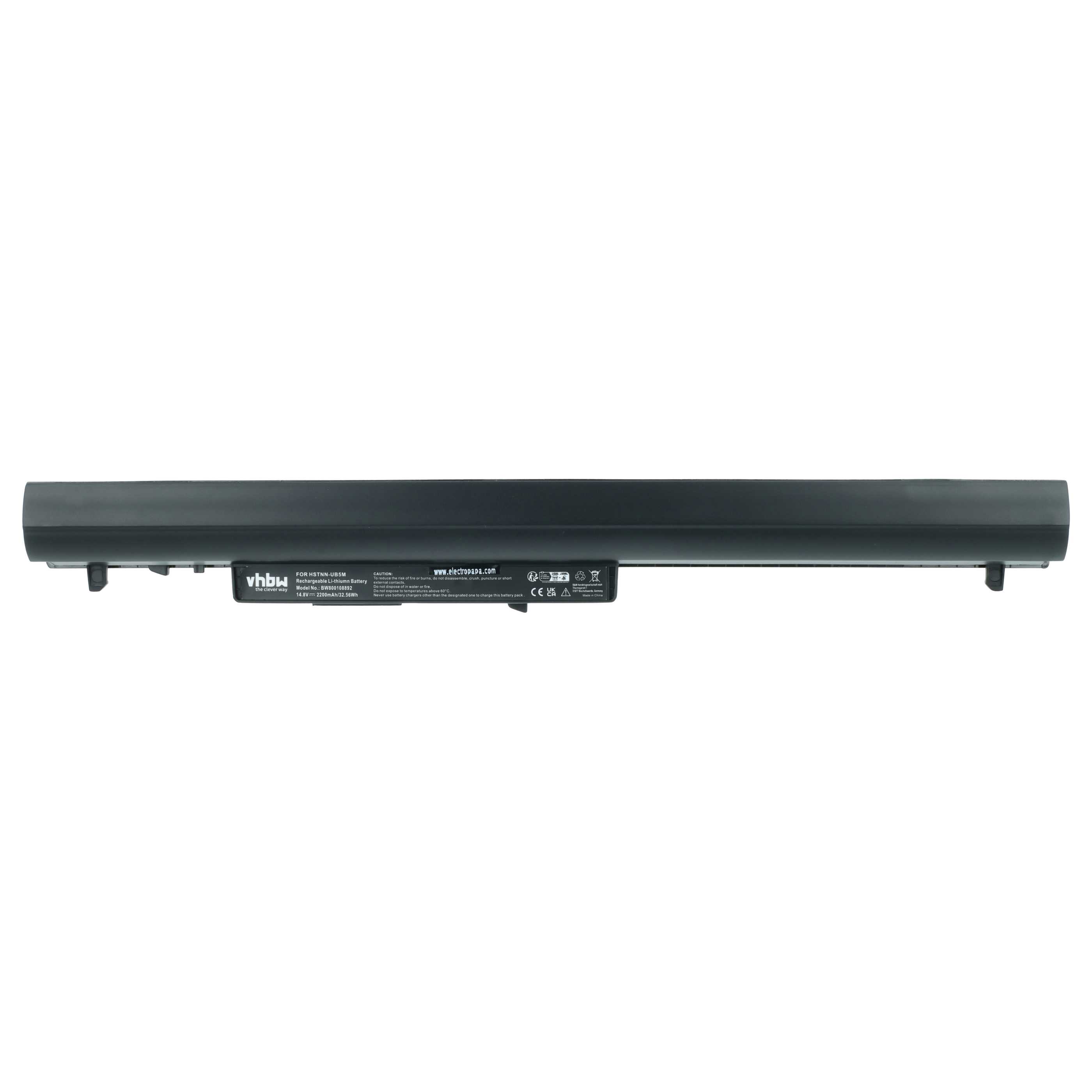 Akumulator do laptopa zamiennik HP 728248-221, 728248-141, 728248-121 - 2200 mAh 14,8 V Li-Ion, czarny