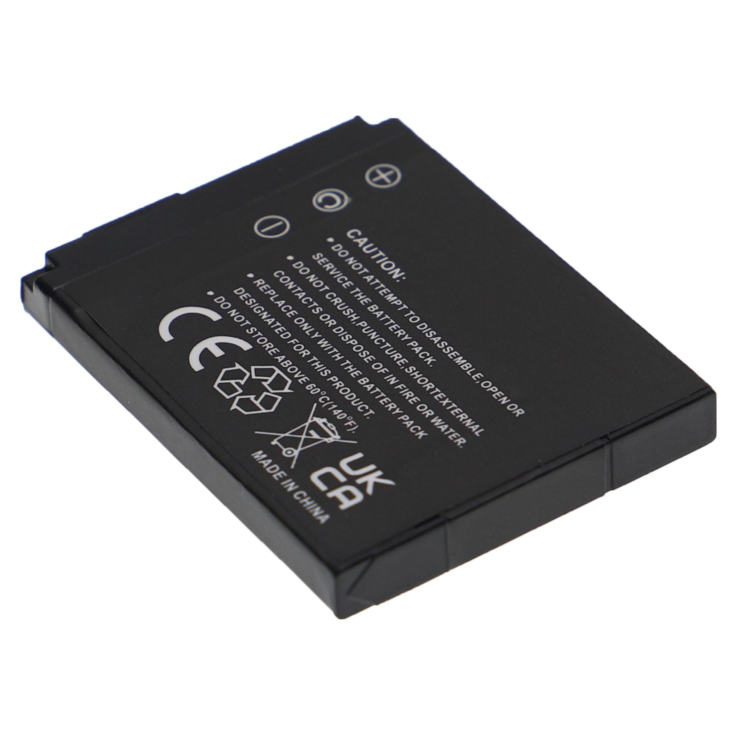 Batterie remplace Sony NP-BD1, NP-FD1 pour appareil photo - 650mAh 3,7V Li-ion