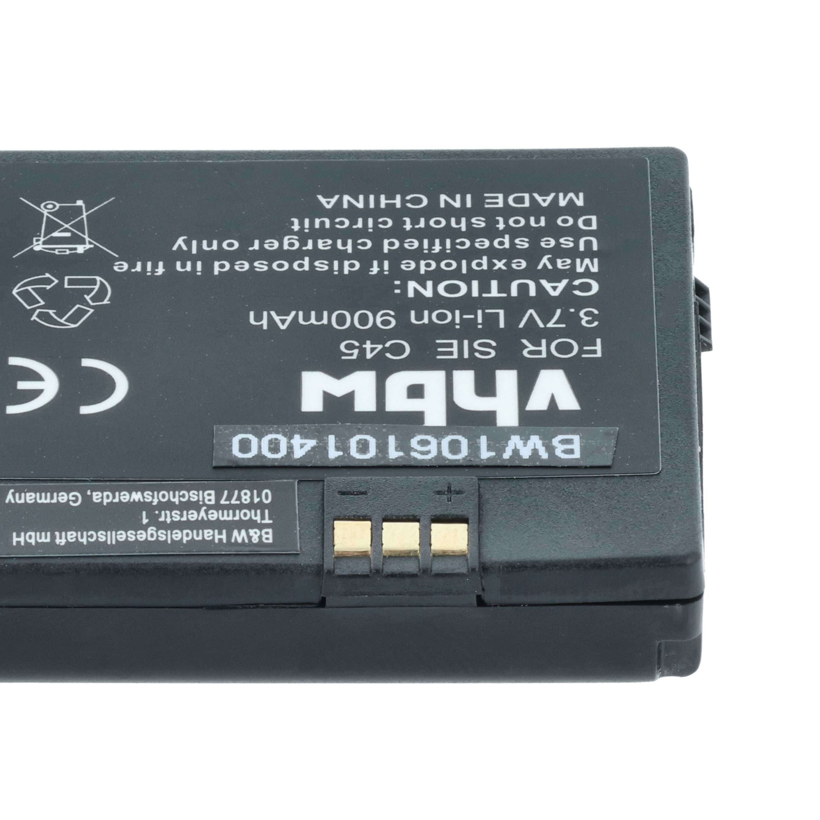 Akumulator do telefonu smartfona zamiennik Siemens V30145-K1310-X213 - 900 mAh 3,7 V Li-Ion