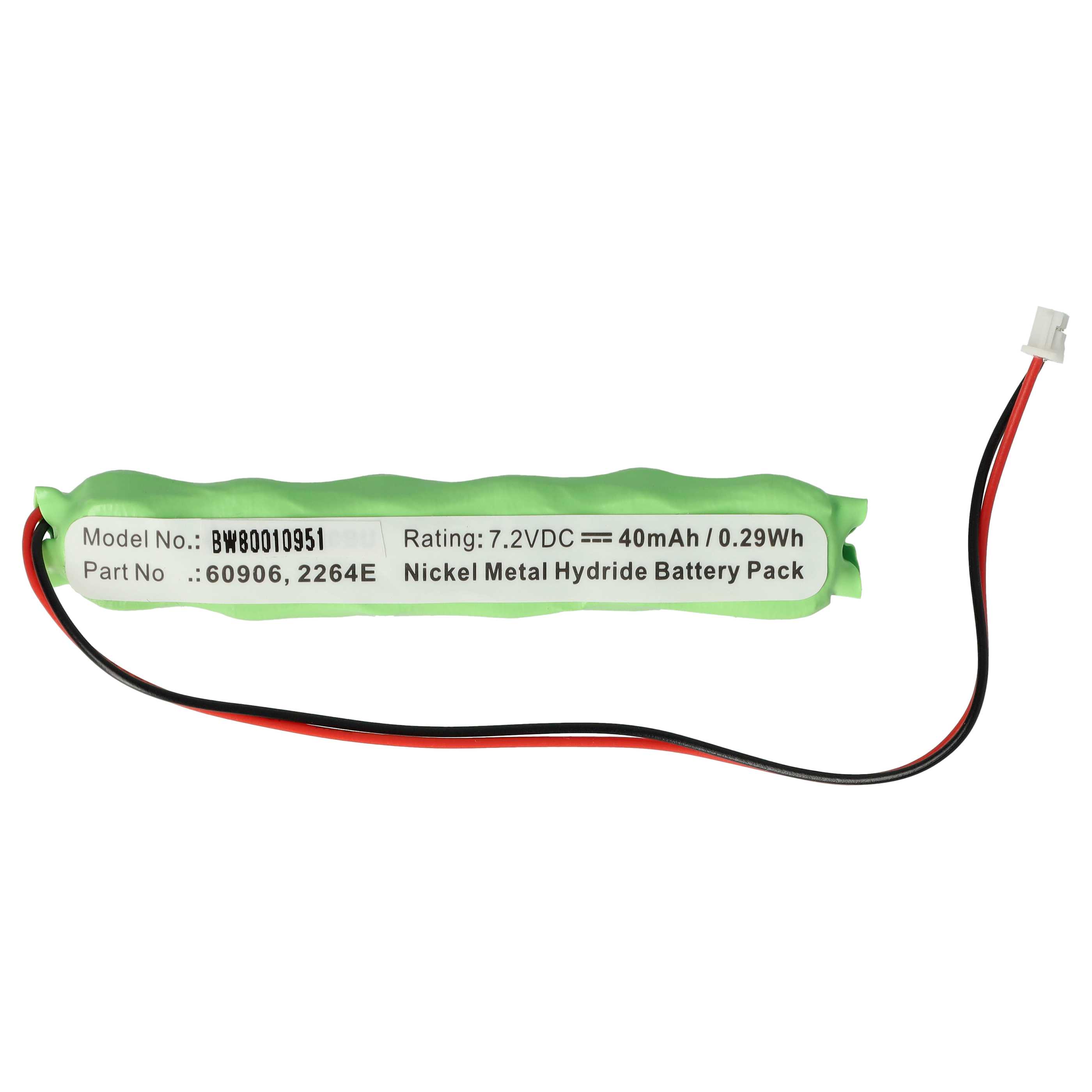 Computer BIOS Battery Replacement for 02664E, 60906, 6/V30H, Hi-Capacity B-4270, 2664E - 20 mAh 7.2 V NiMH