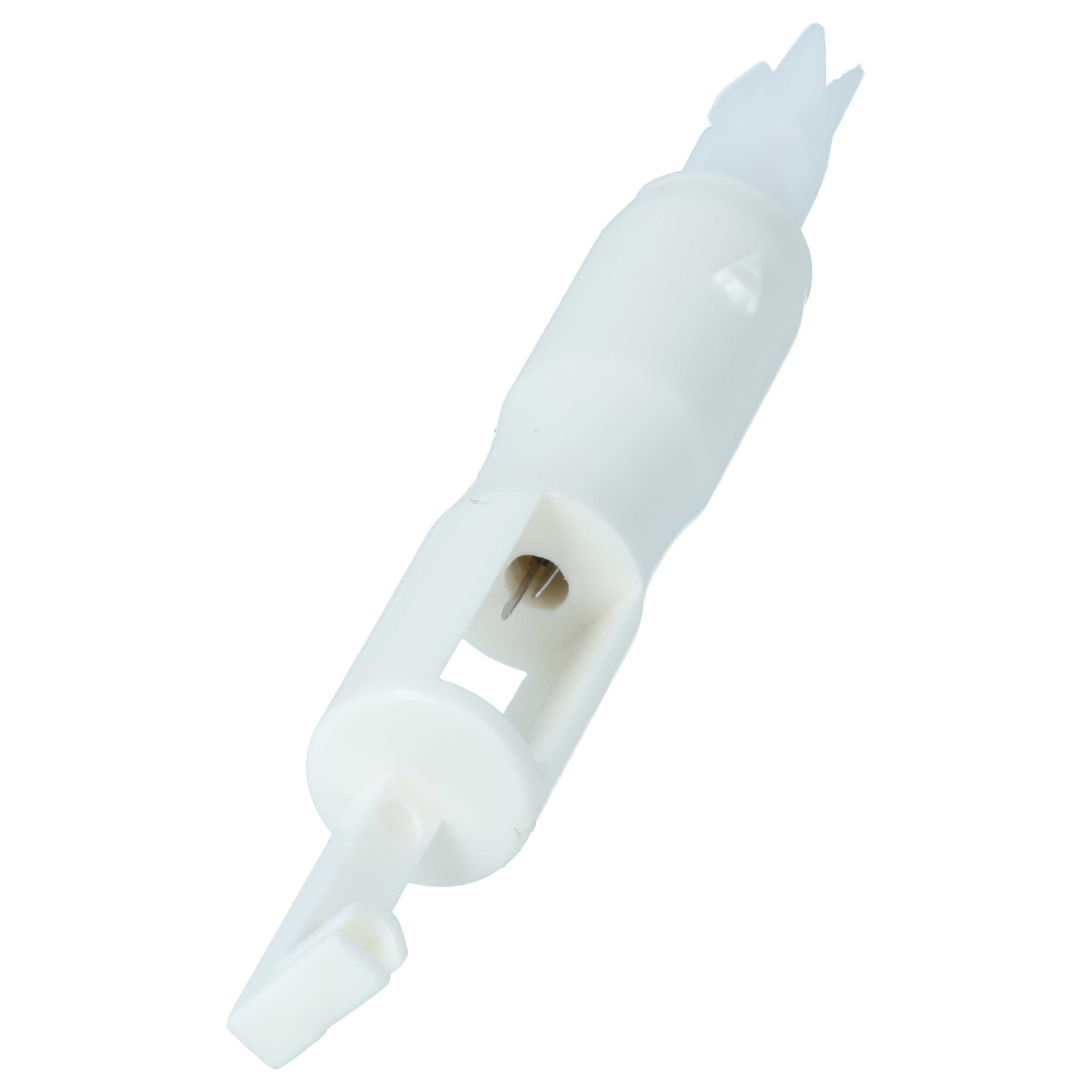 Enhebrador de agujas para máquina de coser - Longitud de 7,2 cm, punta magnética, blanco