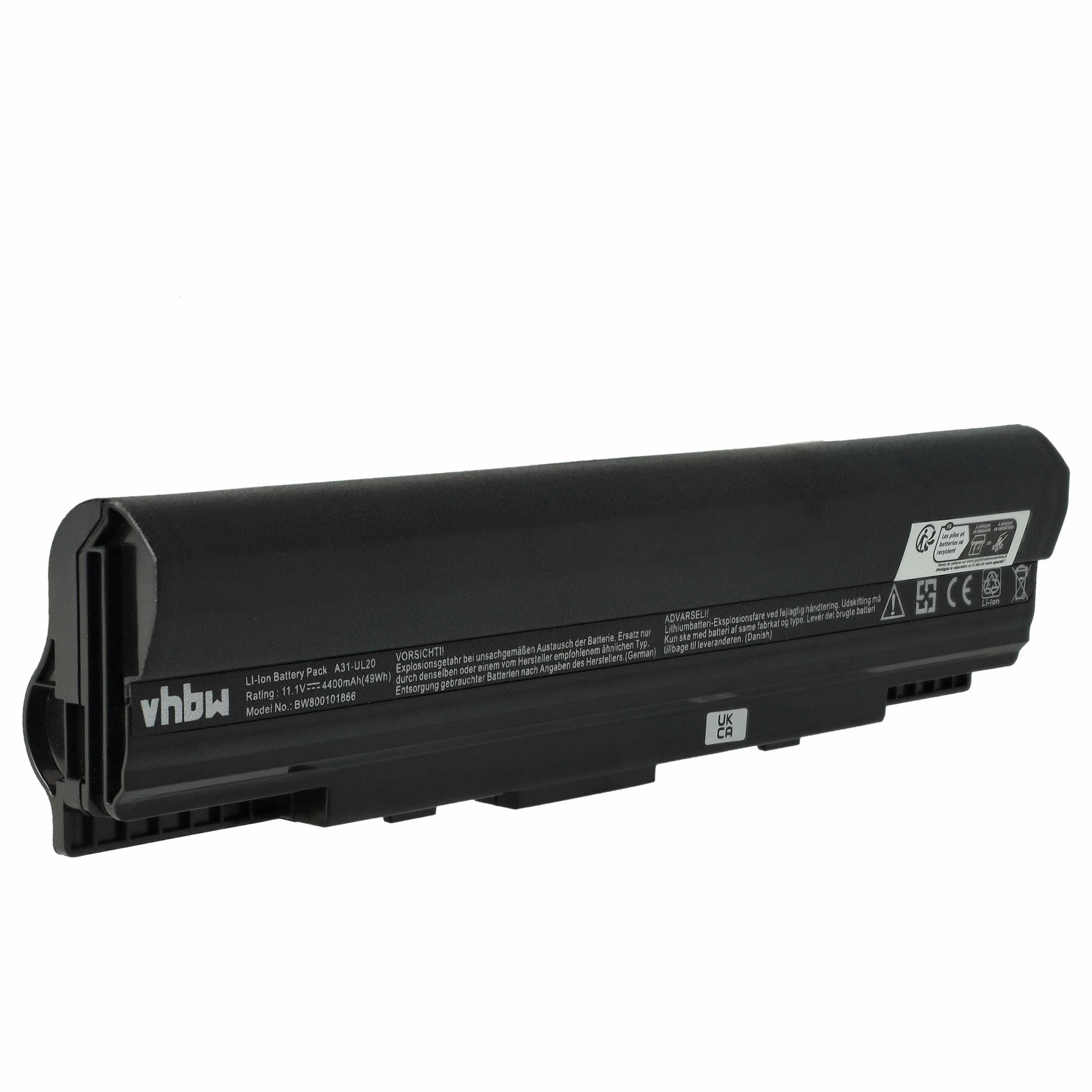 Akumulator do laptopa zamiennik Asus 07GO16EE1875M-00A20-949-114F - 4400 mAh 11,1 V Li-Ion, czarny
