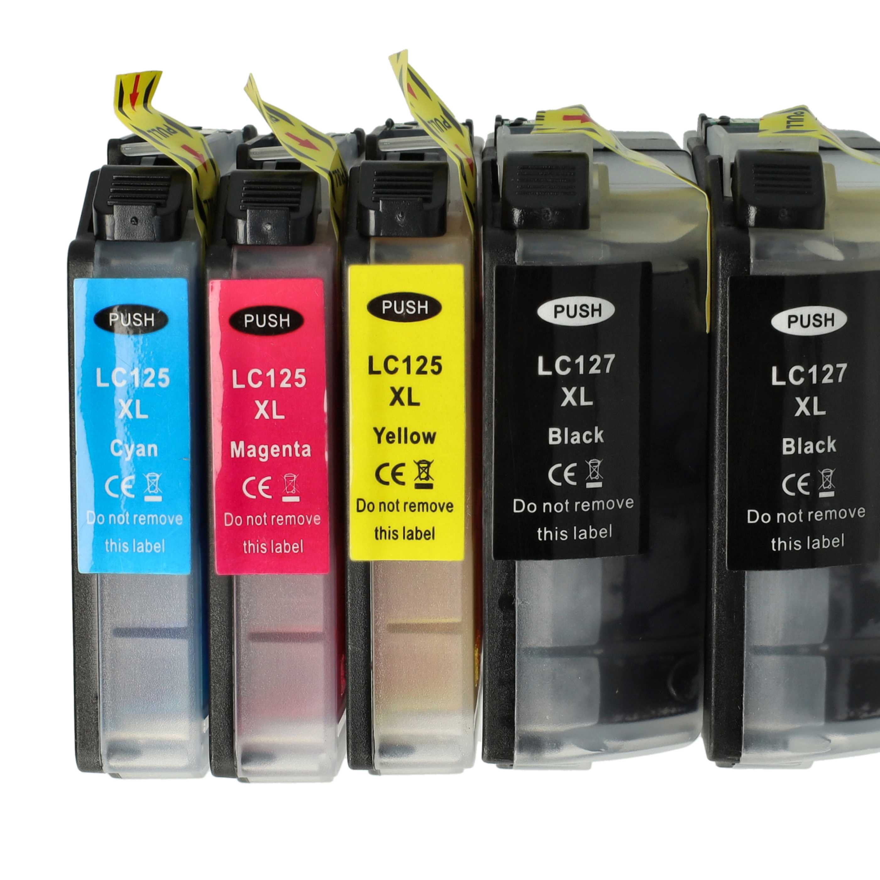 15x Ink Cartridges replaces Brother LC125C, LC125, LC127, LC125M, LC127BK, LC125Y 4110DW Printer - B/C/M/Y