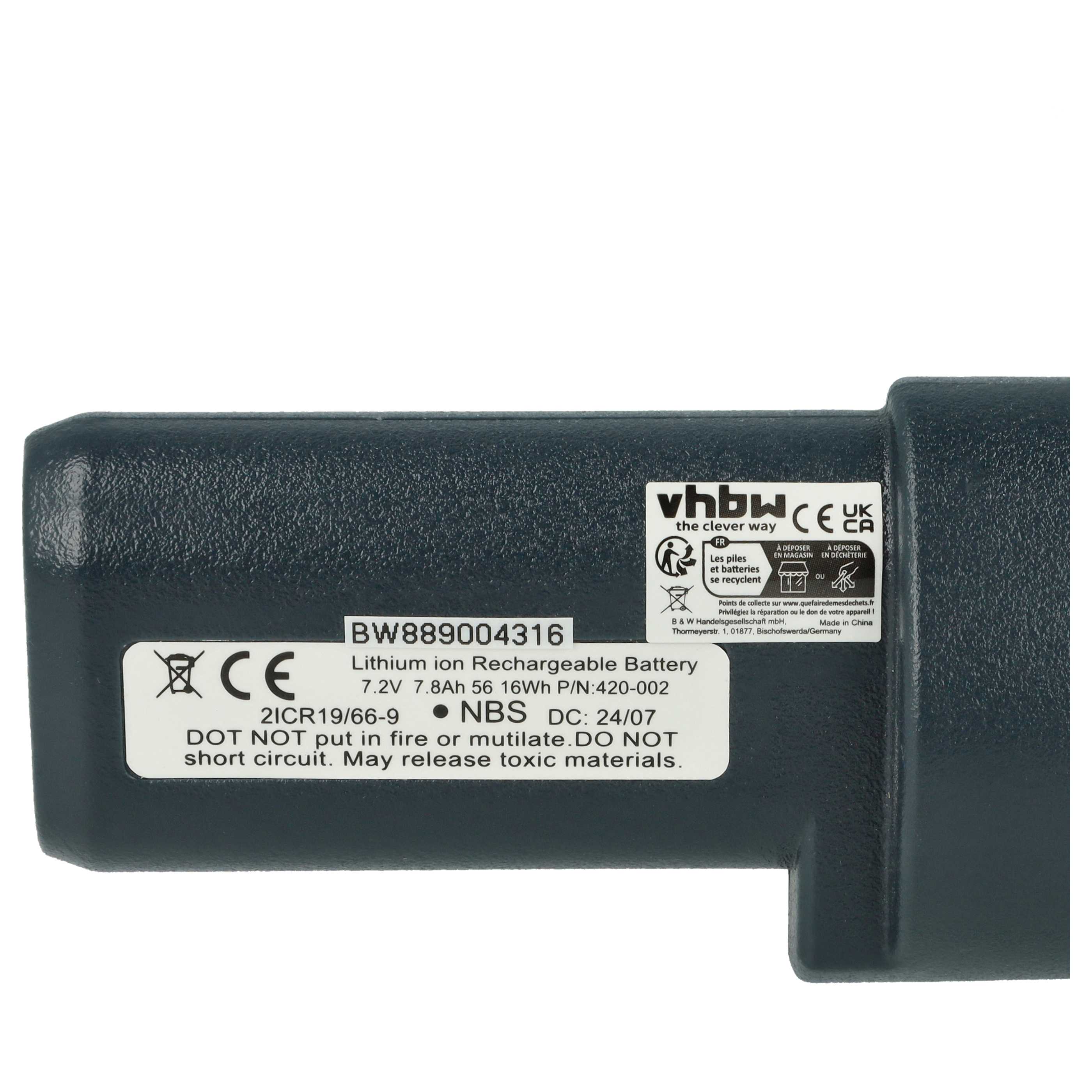 Akumulator do przyrządu pomiarowego zamiennik Niton 420-002 - 7,8 Ah 7,2 V Li-Ion