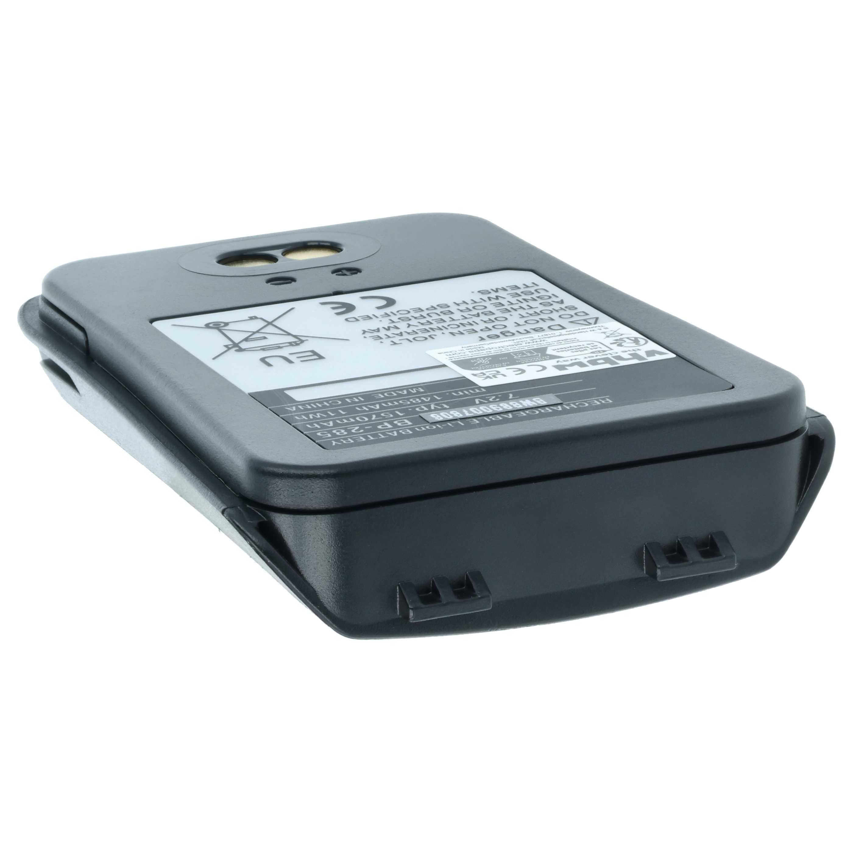 Radio Battery replaces Icom BP-285 - 1570 mAh 7.2 V Li-Ion