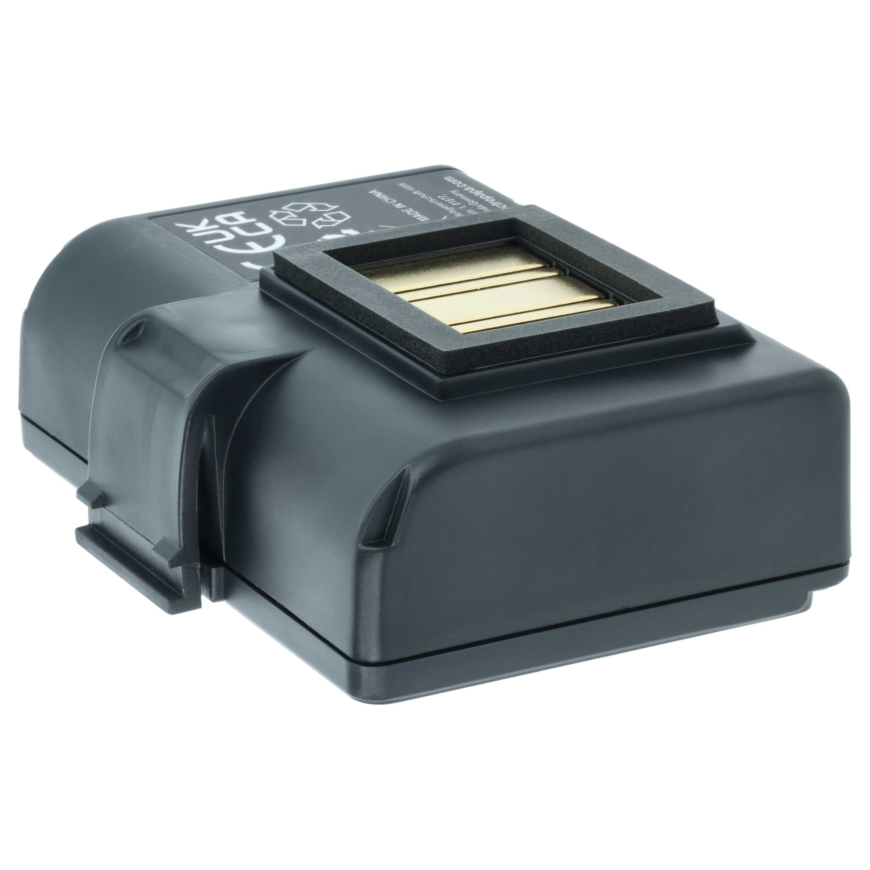 Printer 2x Battery replaces Zebra AT16004, BTRY-MPP-34MA1-01, BTRY-MPP-34MAHC1-01 - 2600 mAh 7.4 V Li-Ion