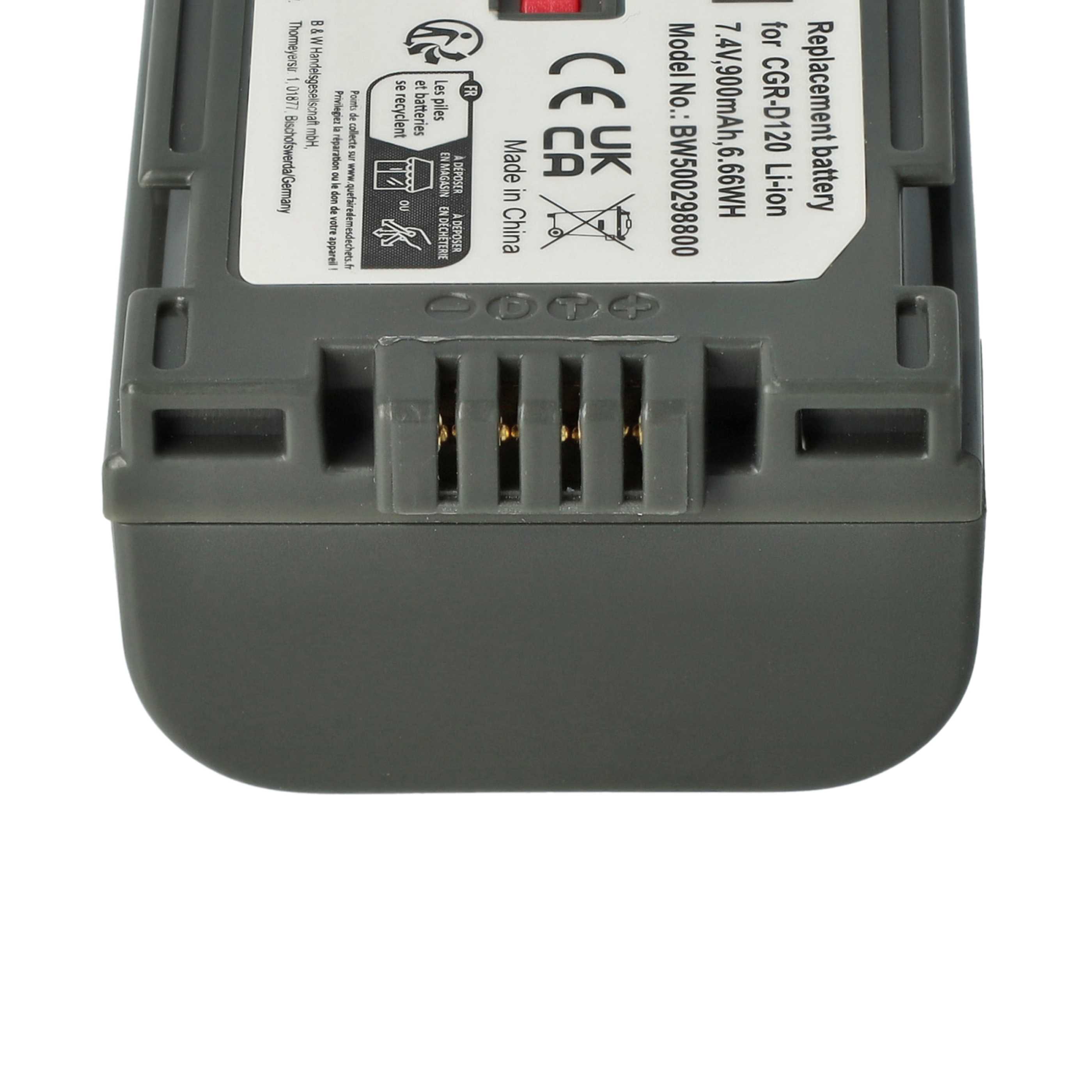 Videocamera 2x Battery replaces Hitachi DZ-BP28, DZ-BP14, DZ-BP16 - 900 mAh 7.2 V Li-Ion