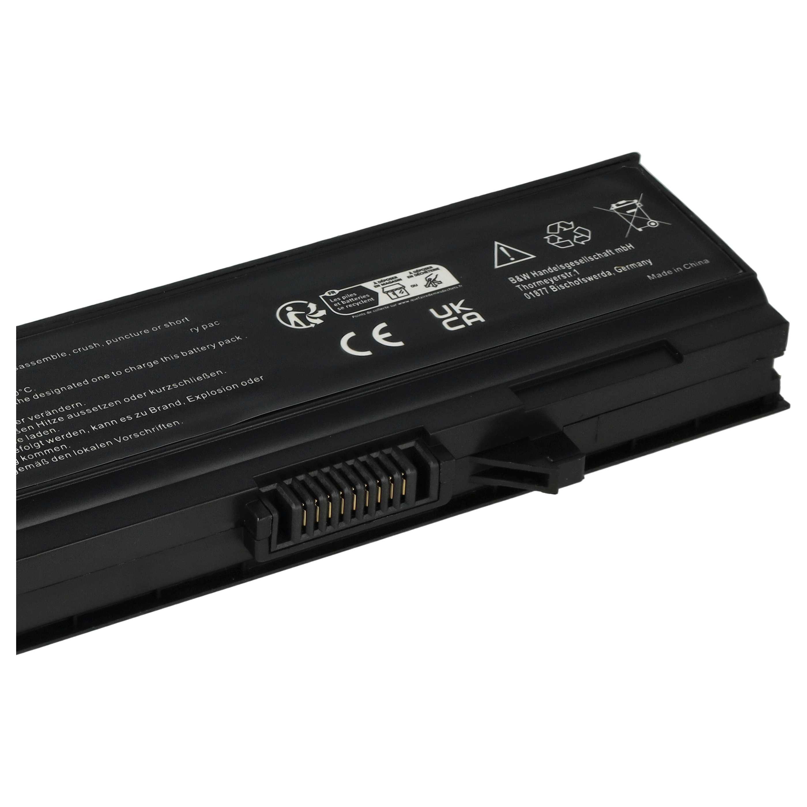 Batteria sostituisce Dell 312-0762, 312-0769, 451-10616 per notebook - 4400mAh 11,1V Li-Ion argento grigio