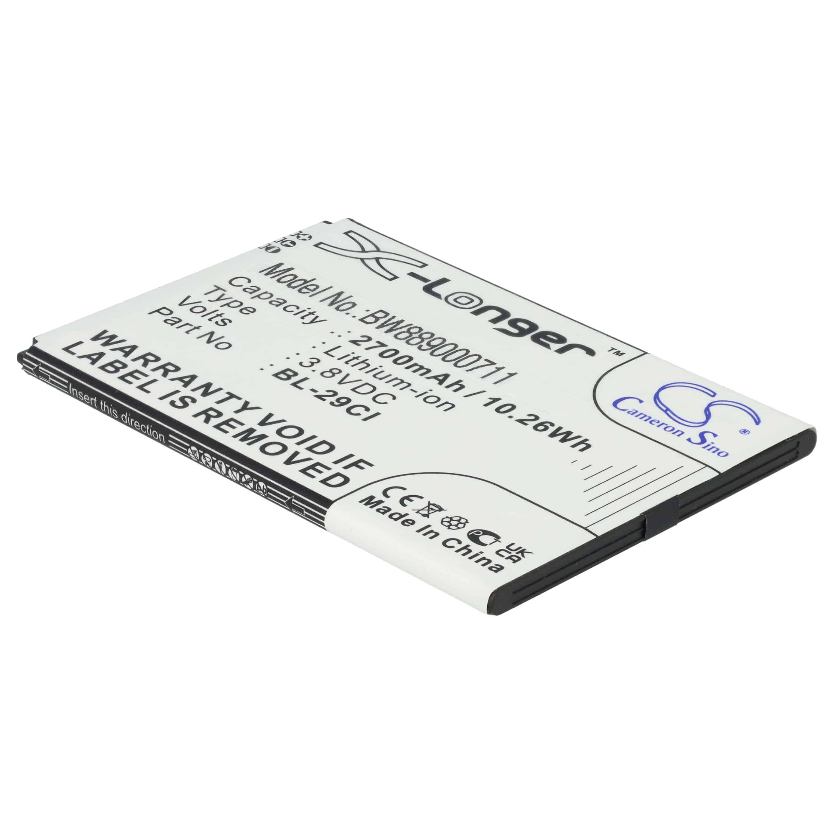 Akumulator do telefonu smartfona zamiennik Nokia BL-29CL, BL-29CI - 2700 mAh 3,8 V Li-Ion